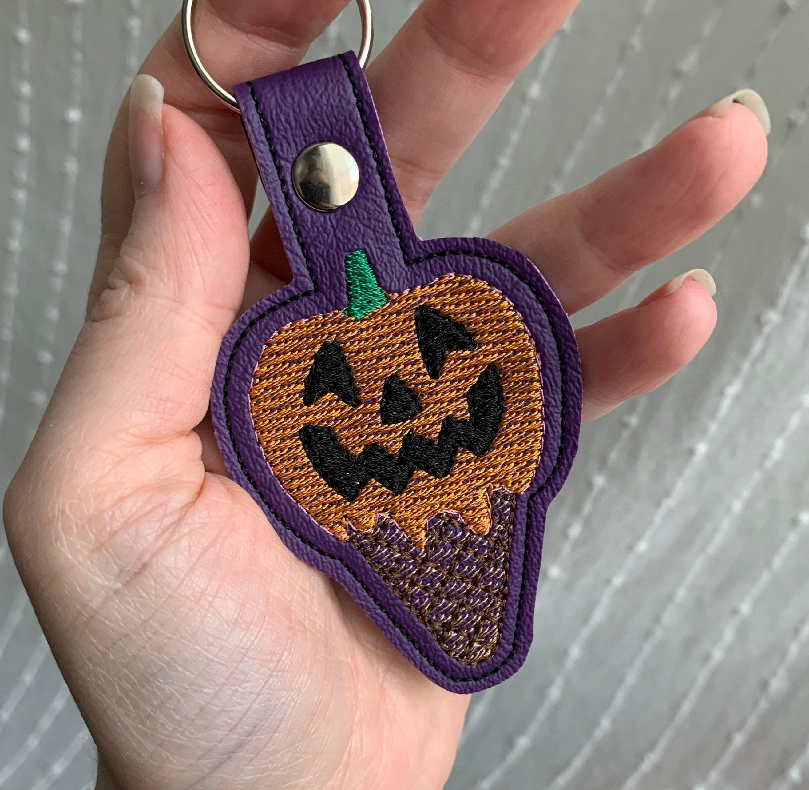 Pumpkin Ice Cream Keychain