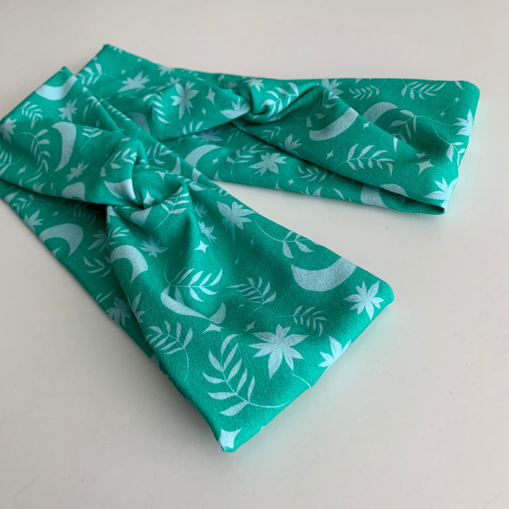 Teal Moon Headband
