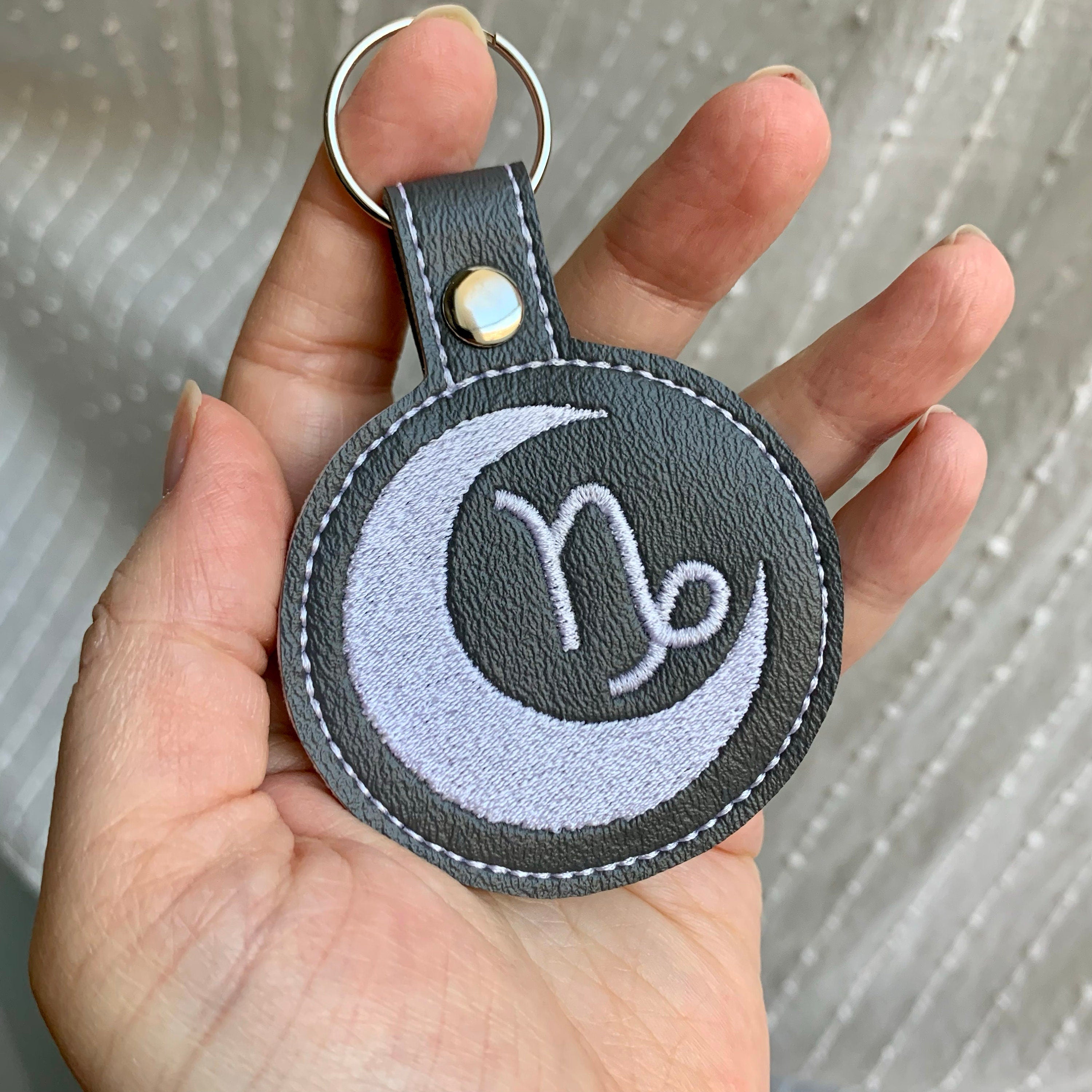 Capricorn Keychain