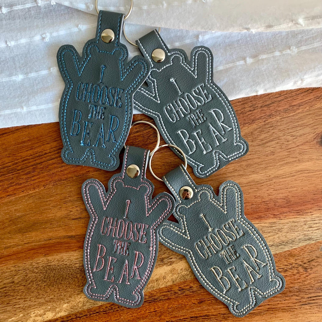 I Choose The Bear Keychain