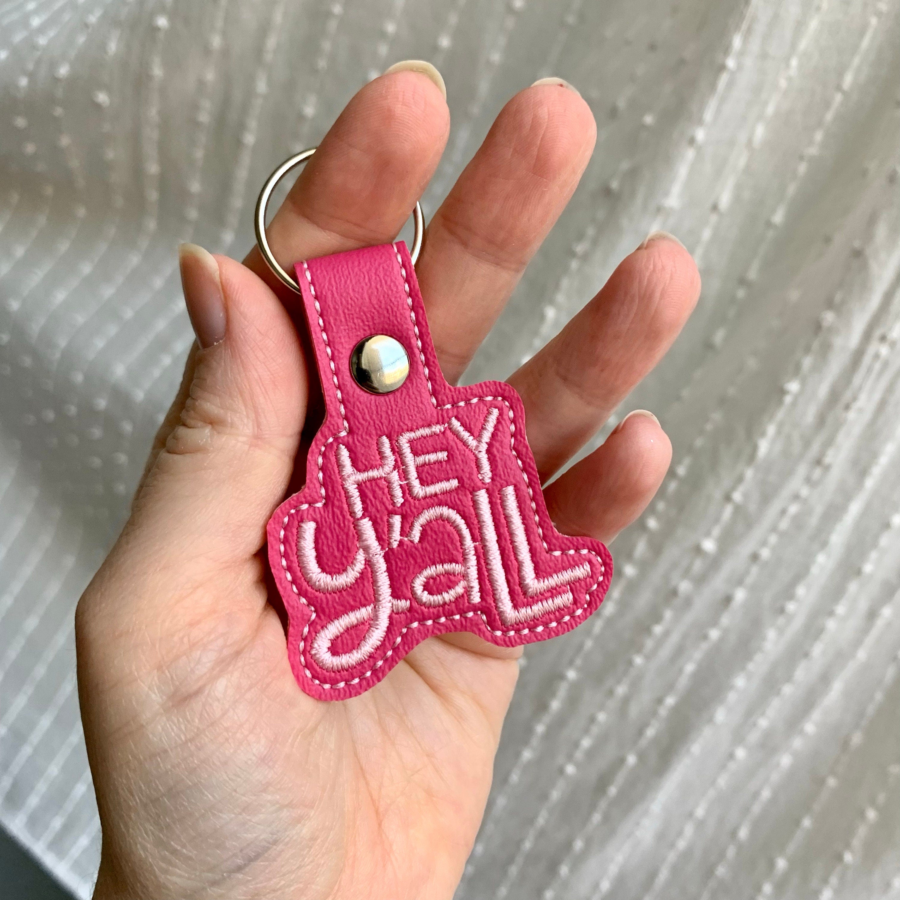 Hey Y'all Keychain