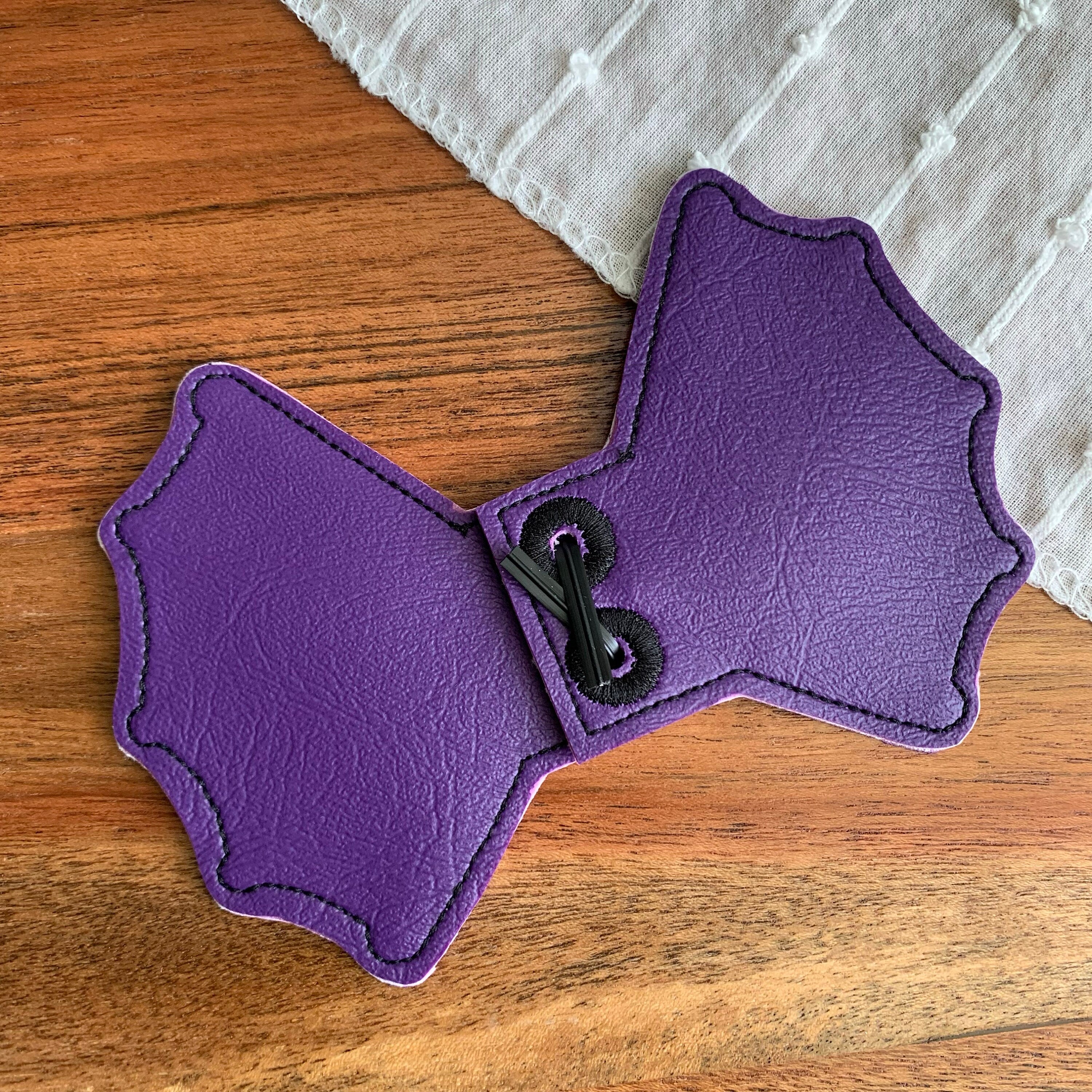 Purple Spiderweb Shoe Wings