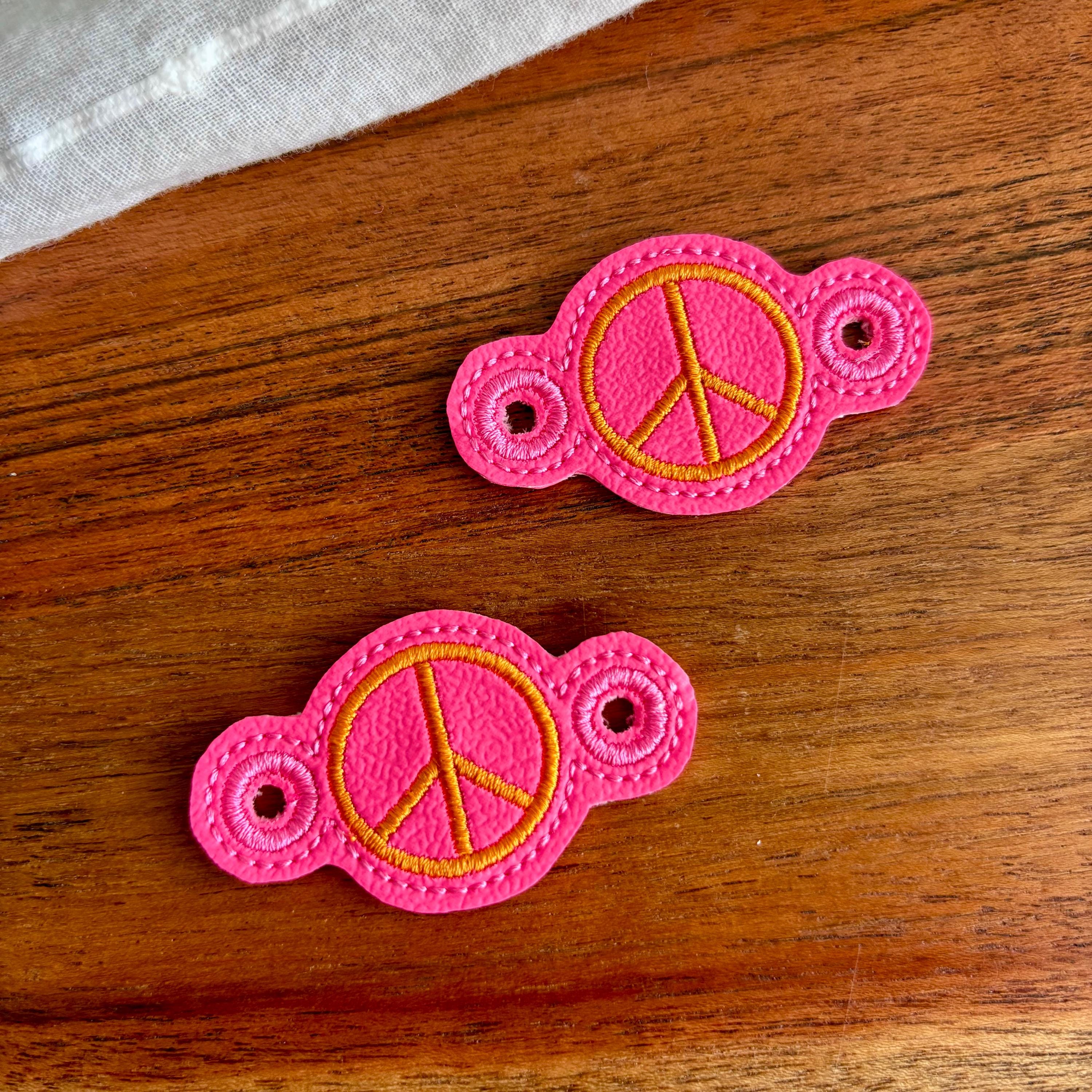 Peace Sign Shoe Charms