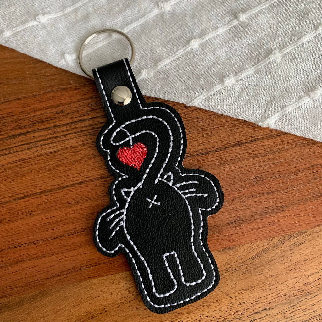 Cat Butt Keychain