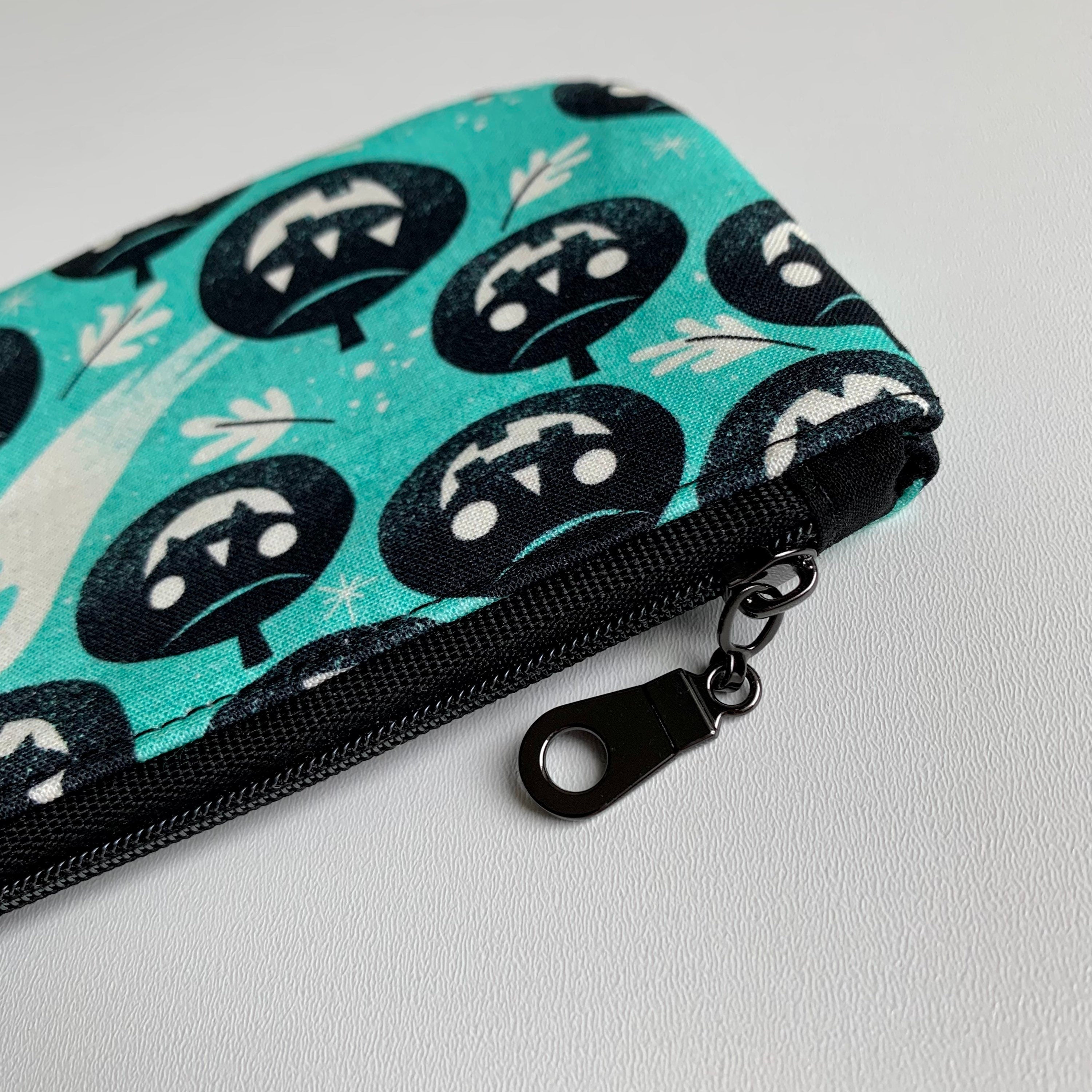 Teal Pumpkin Coin Pouch