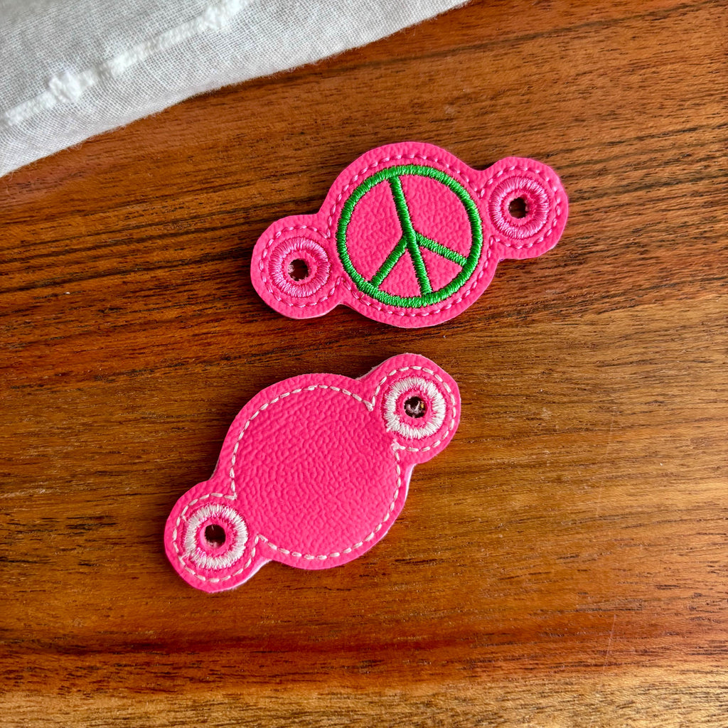 Peace Sign Shoe Charms