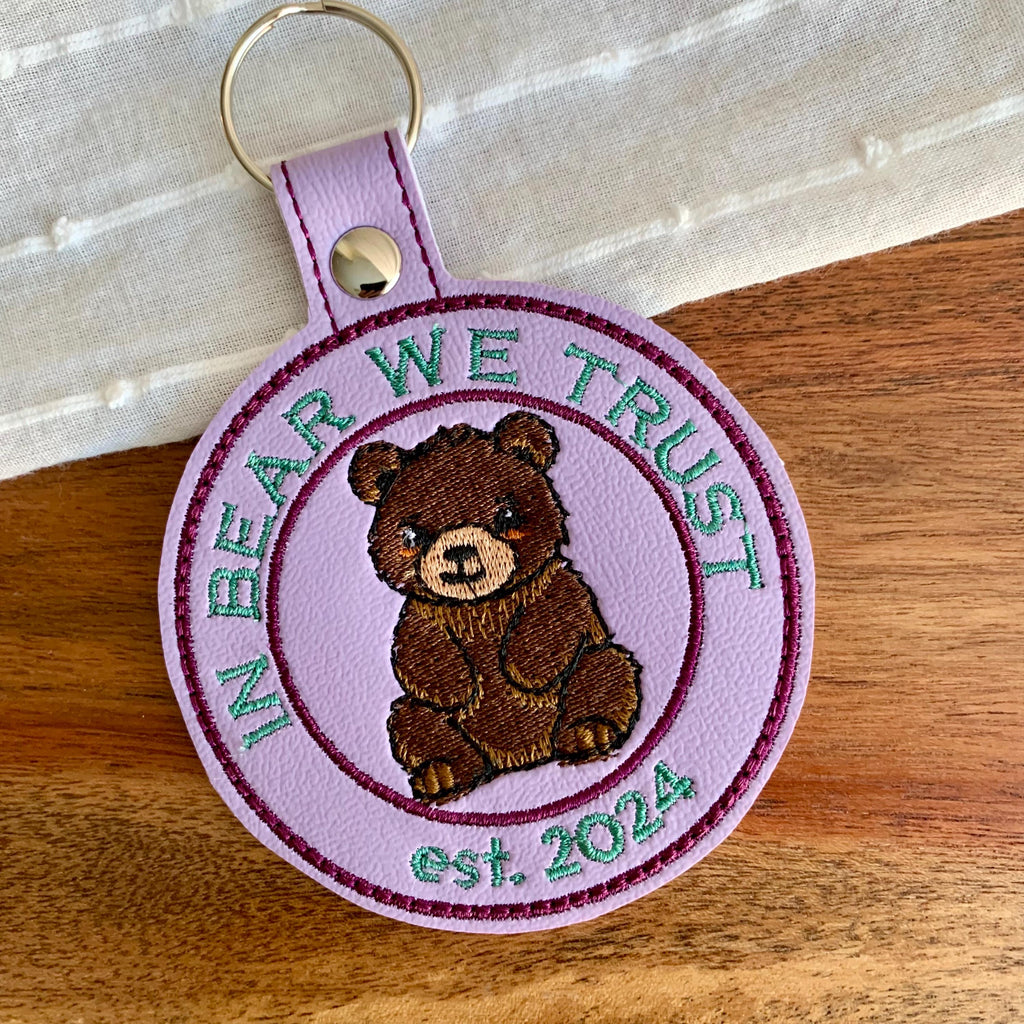 I Choose the Bear Keychain