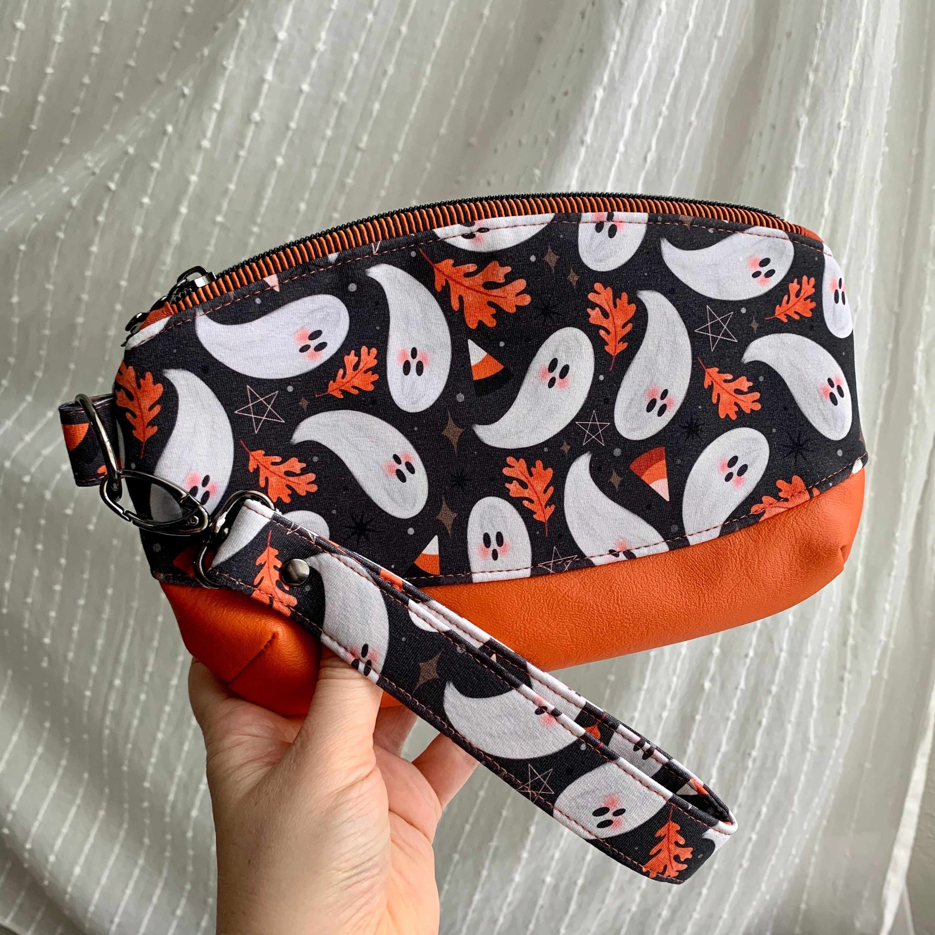 Autumn Ghosty Wristlet