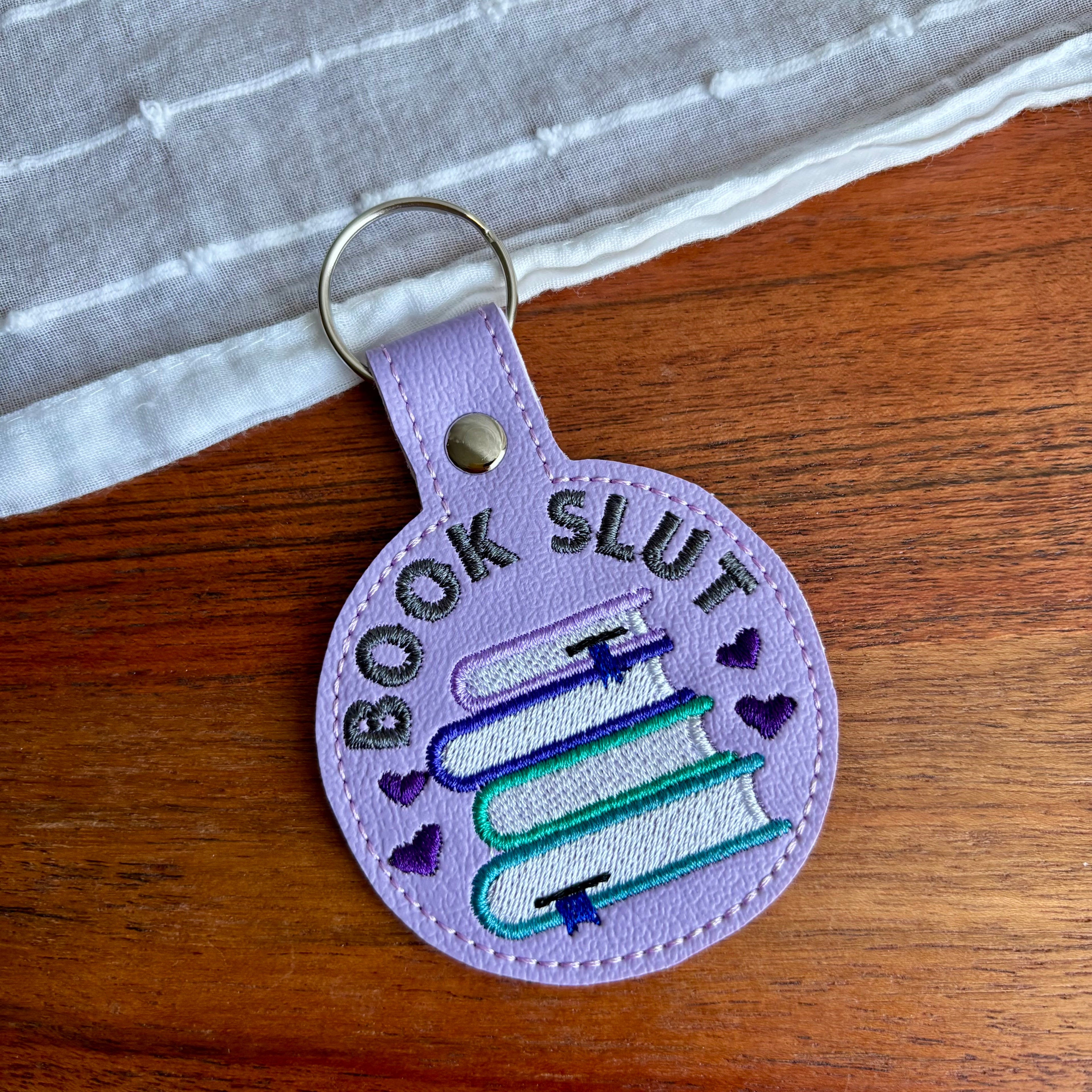 Book Slut Club Keychain