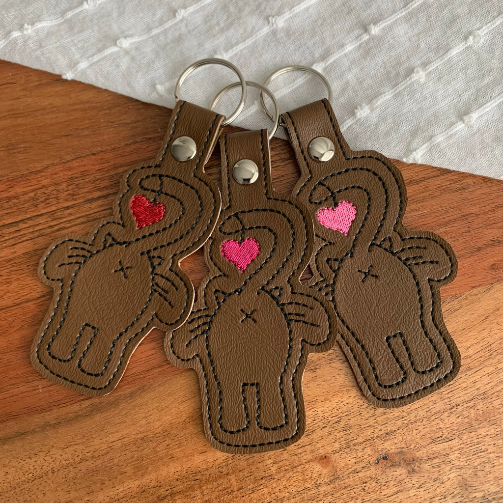 Cat Butt Keychain