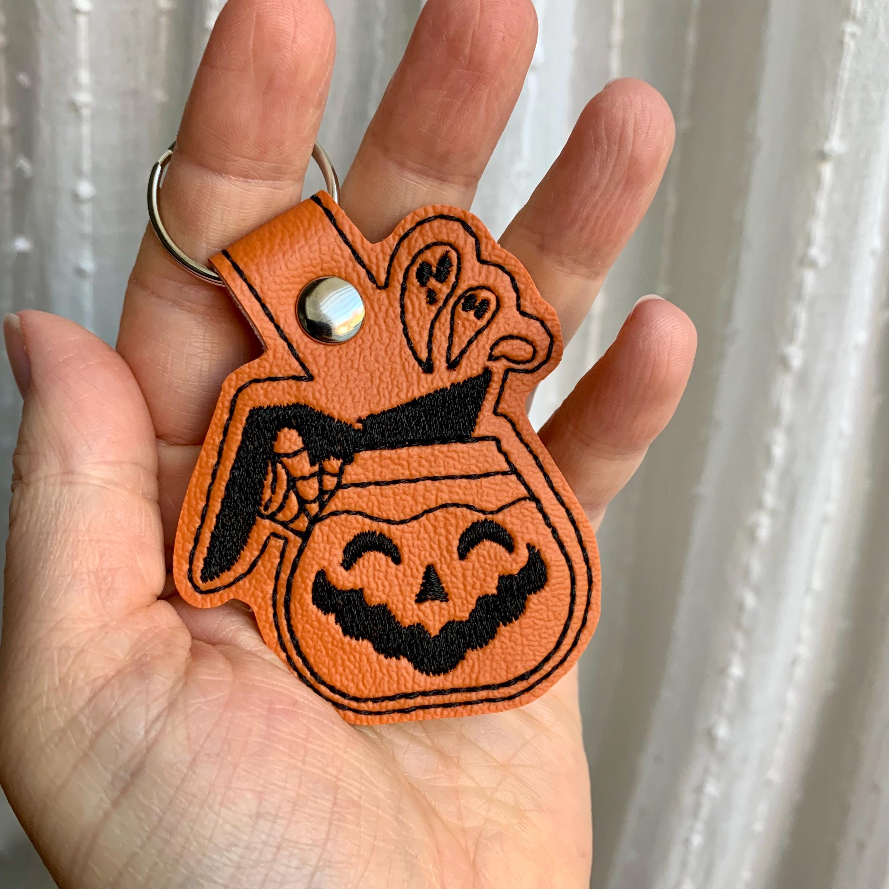 Pumpkin Coffee Keychain