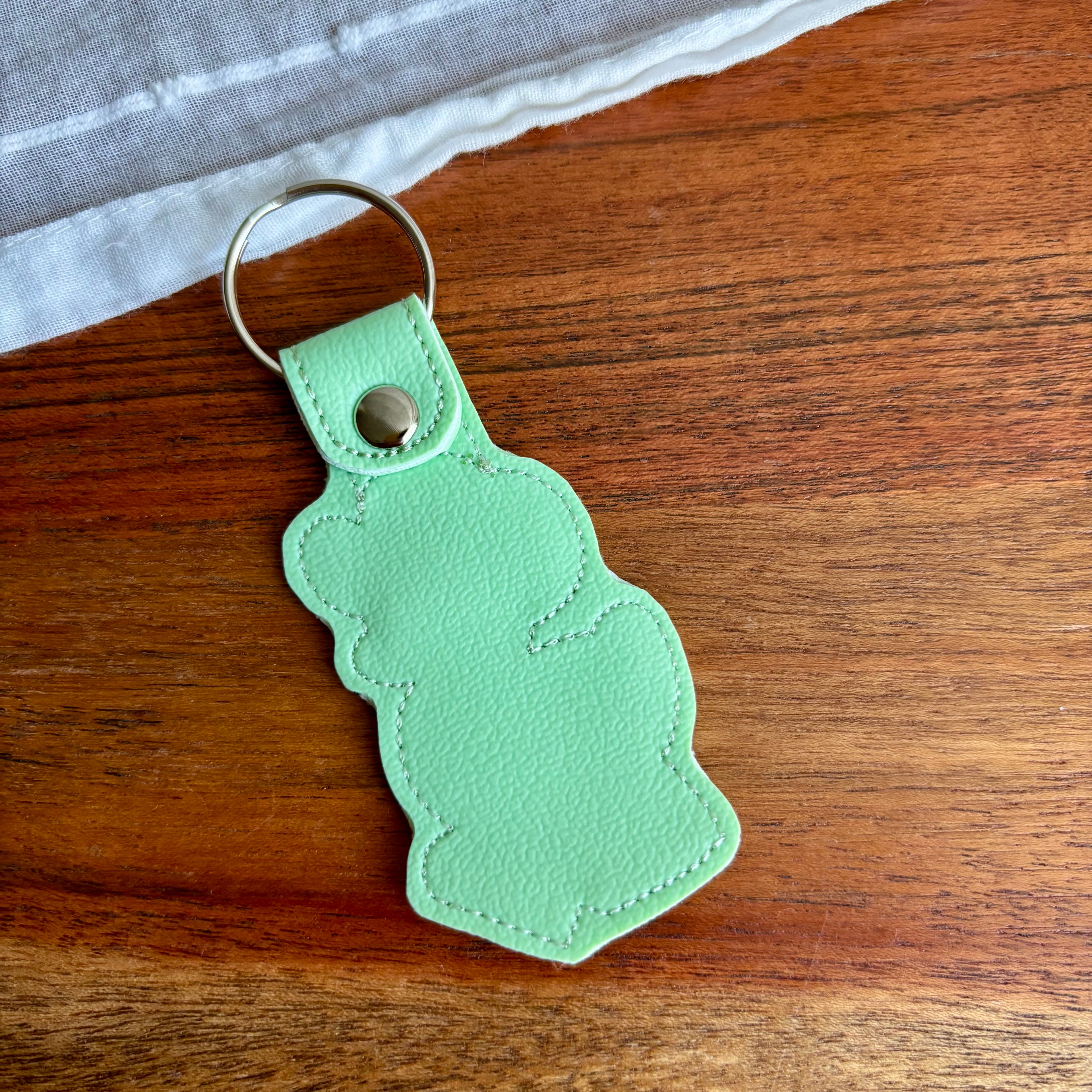 Cowboy Goose Keychain