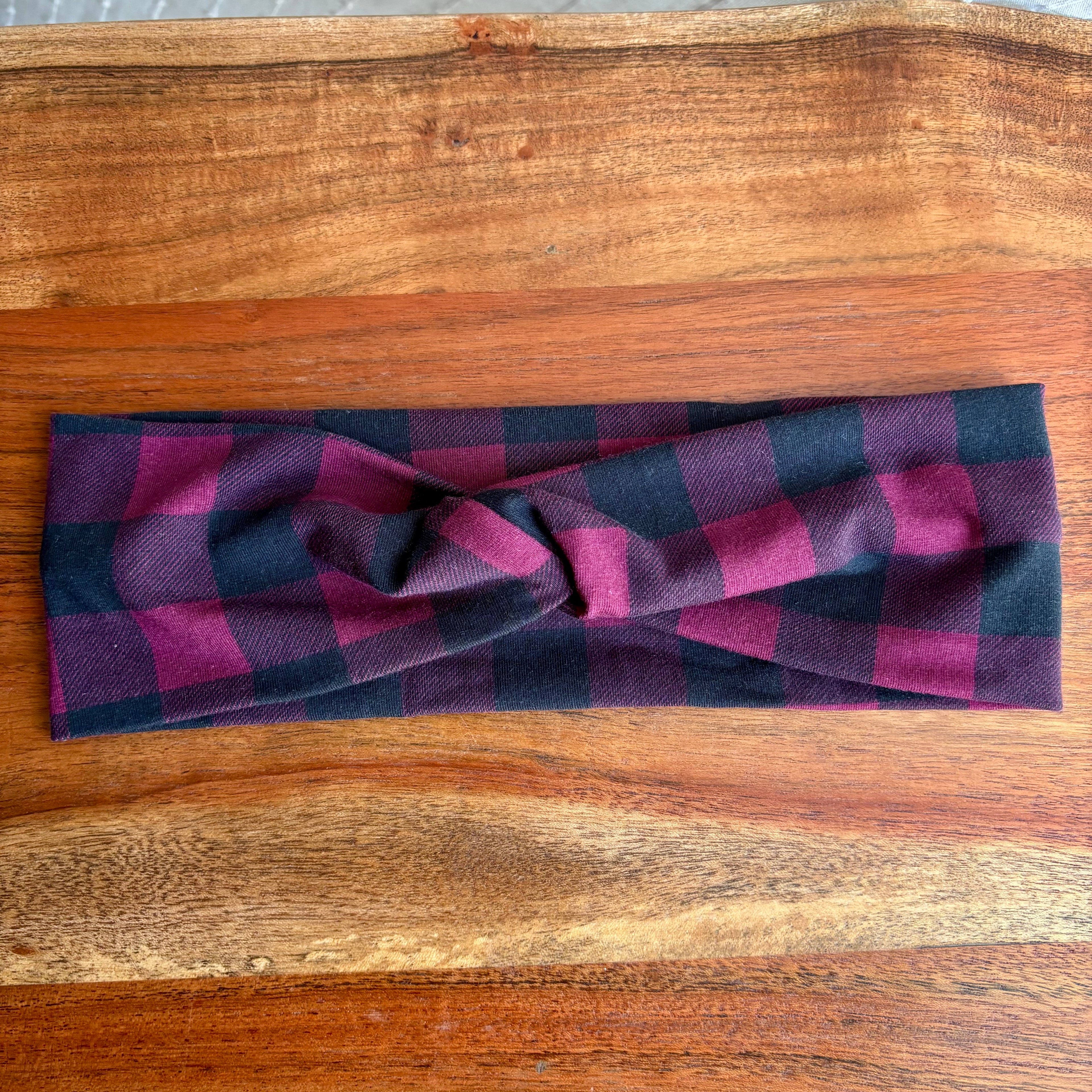 Buffalo Plaid Headband