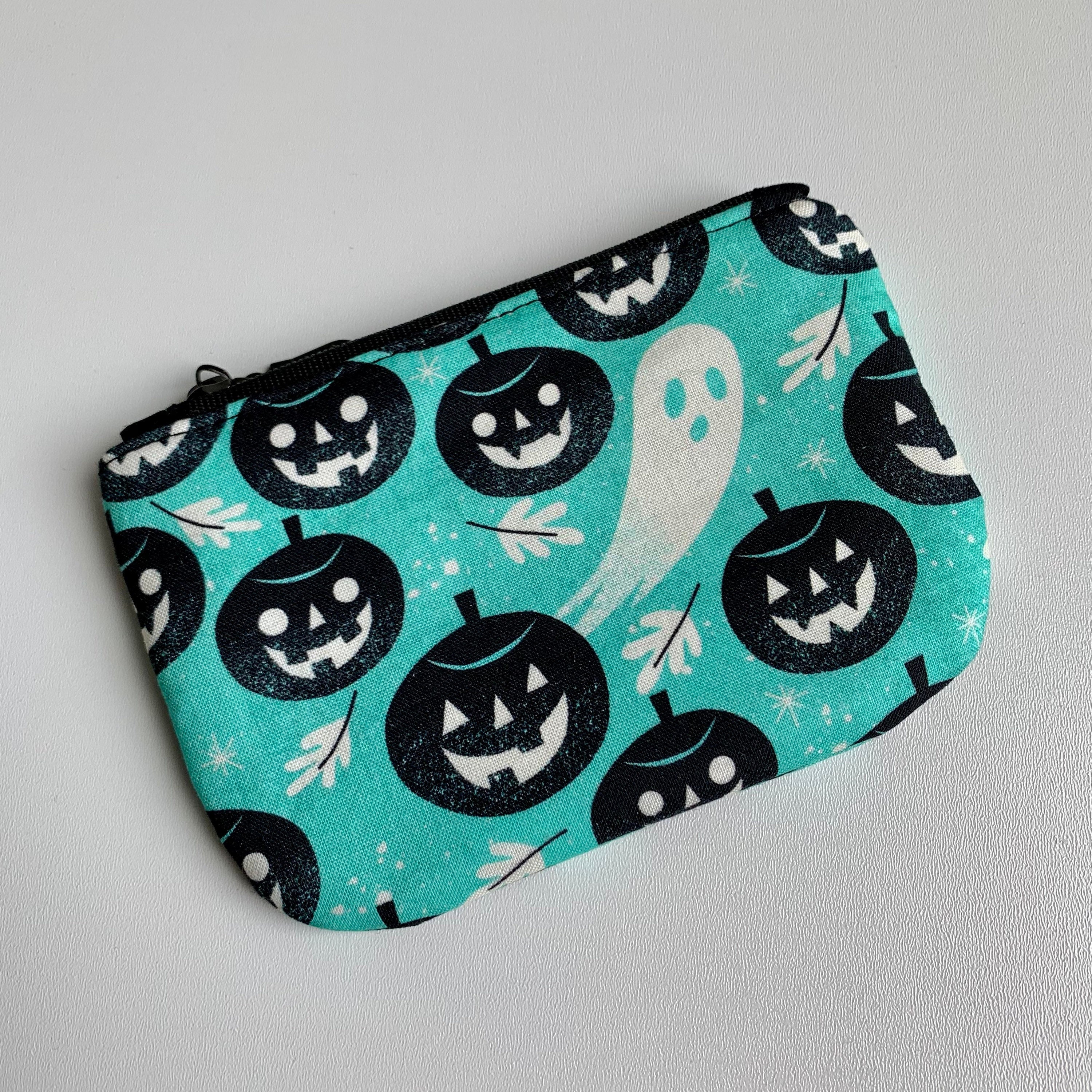 Teal Pumpkin Coin Pouch