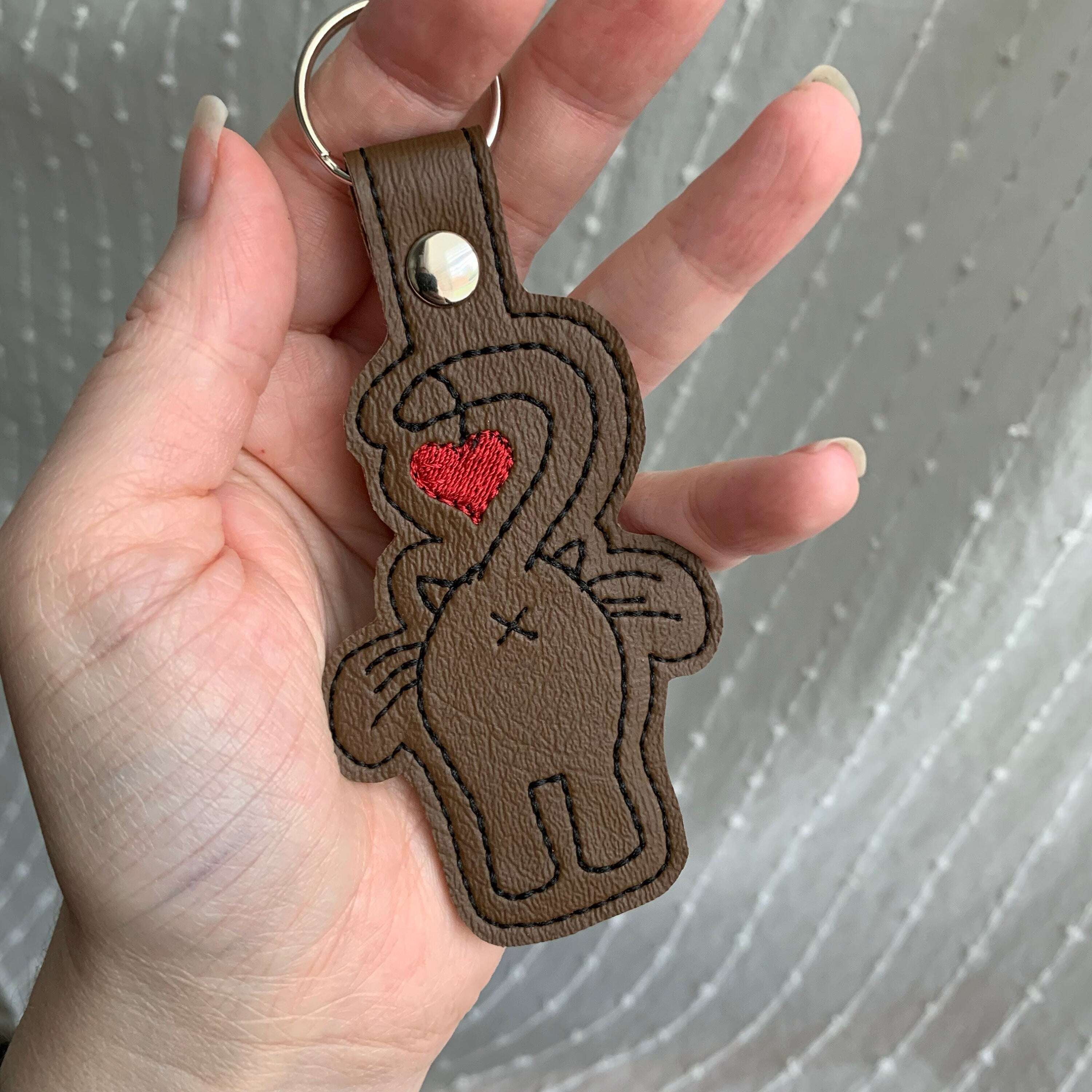 Cat Butt Keychain
