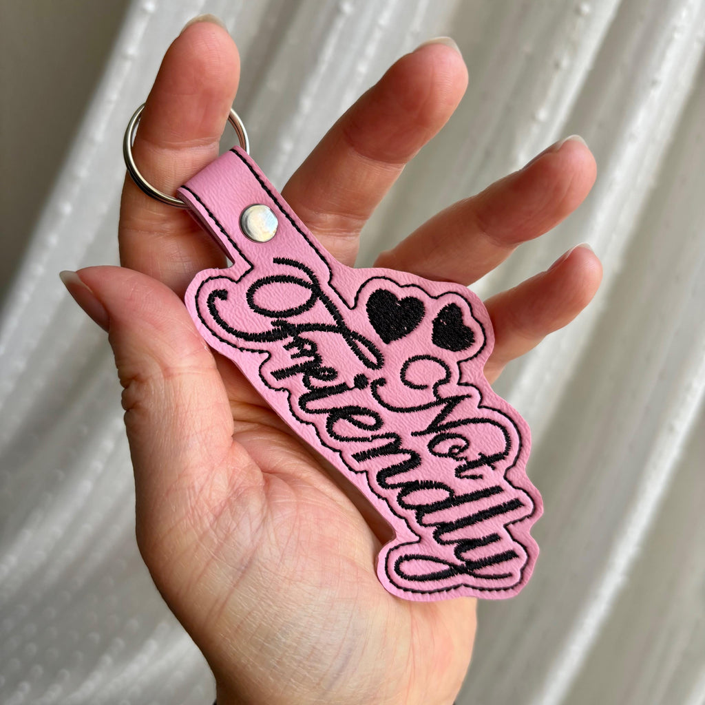 Not Friendly Keychain