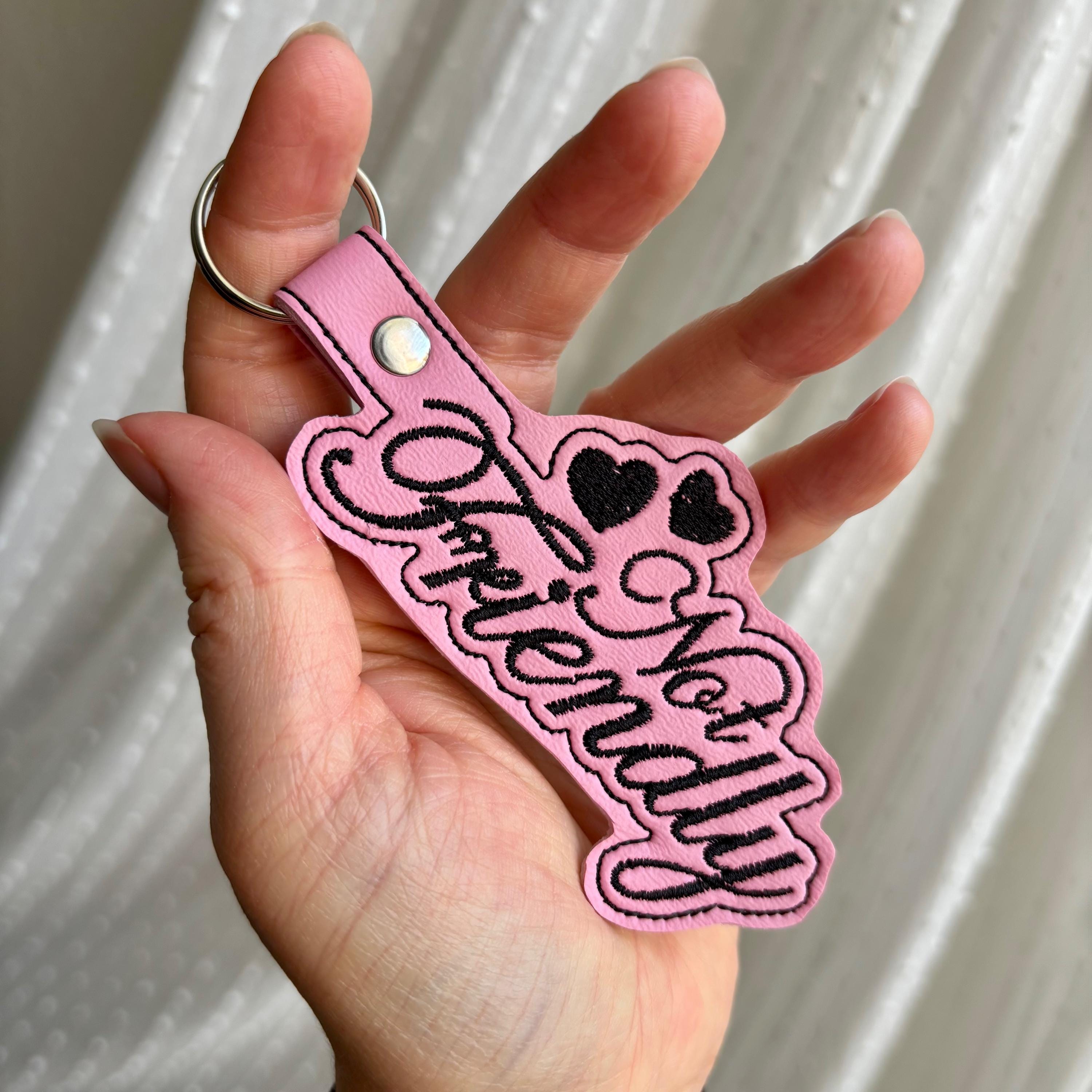 Not Friendly Keychain