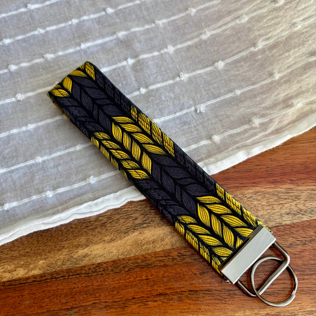 Knit Stripes Key Fob