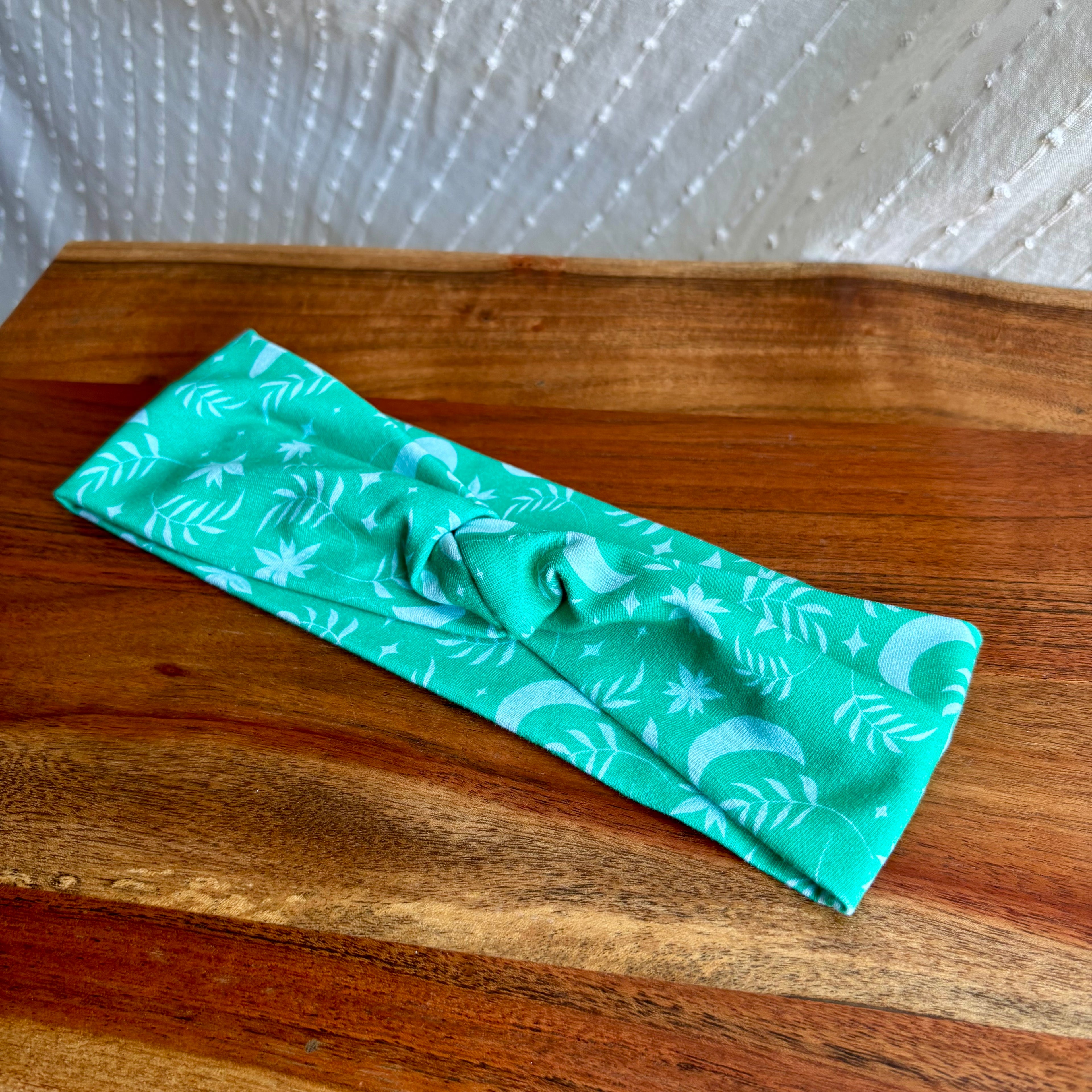 Teal Moon Headband