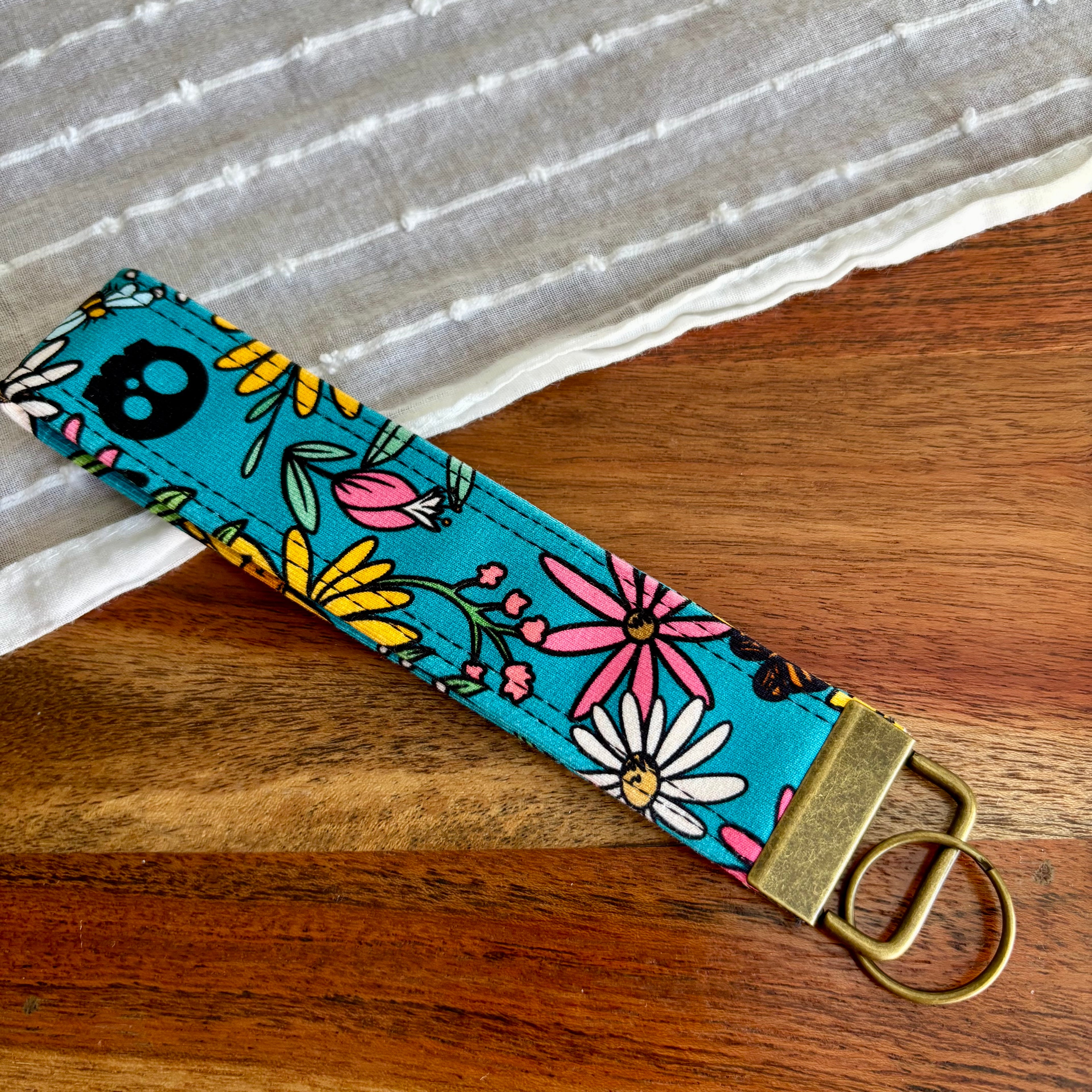 Floral Key Fob