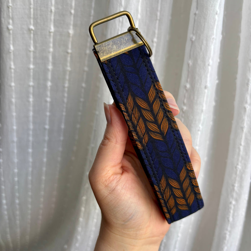 Knit Stripes Key Fob