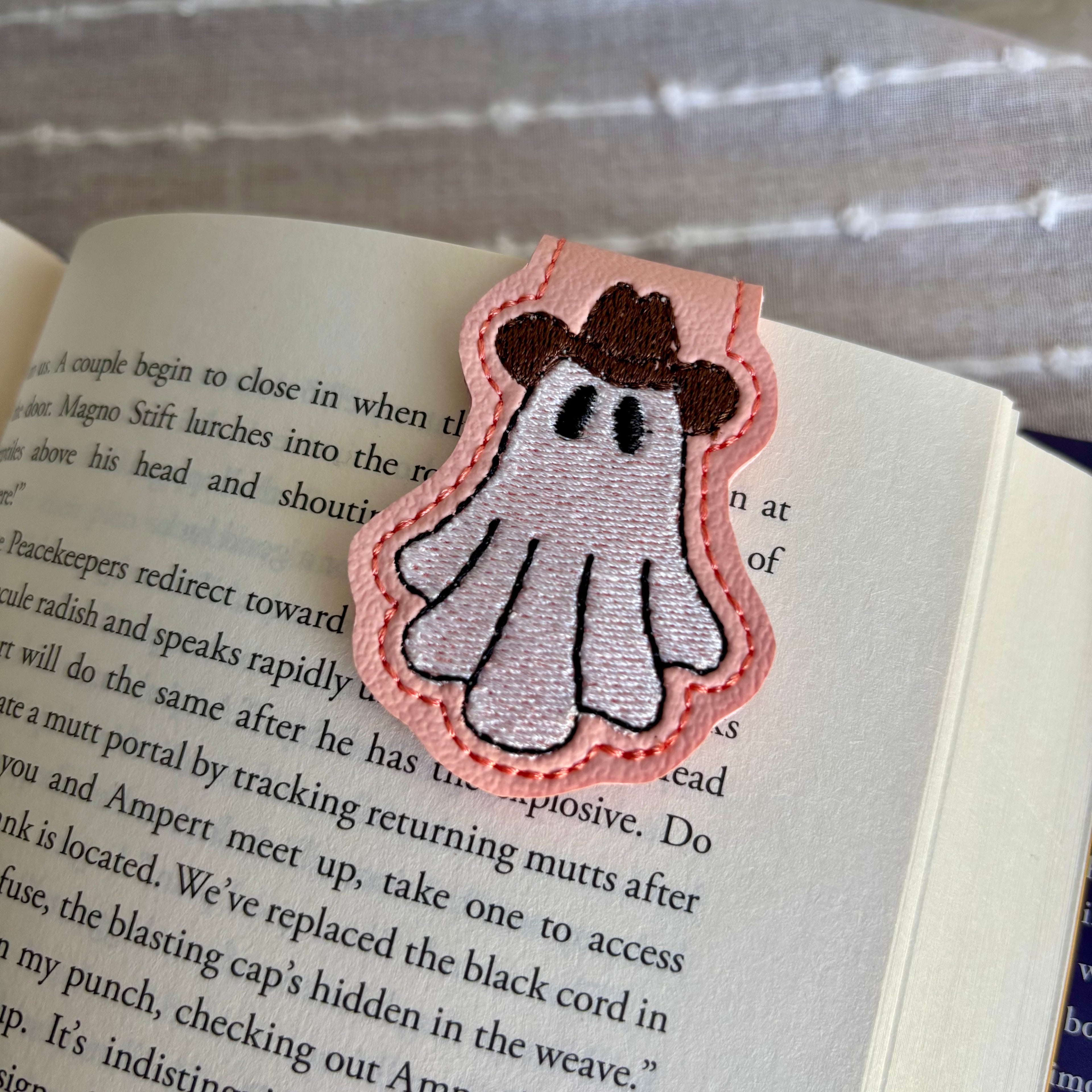 Cowboy Ghost Magnetic Bookmark