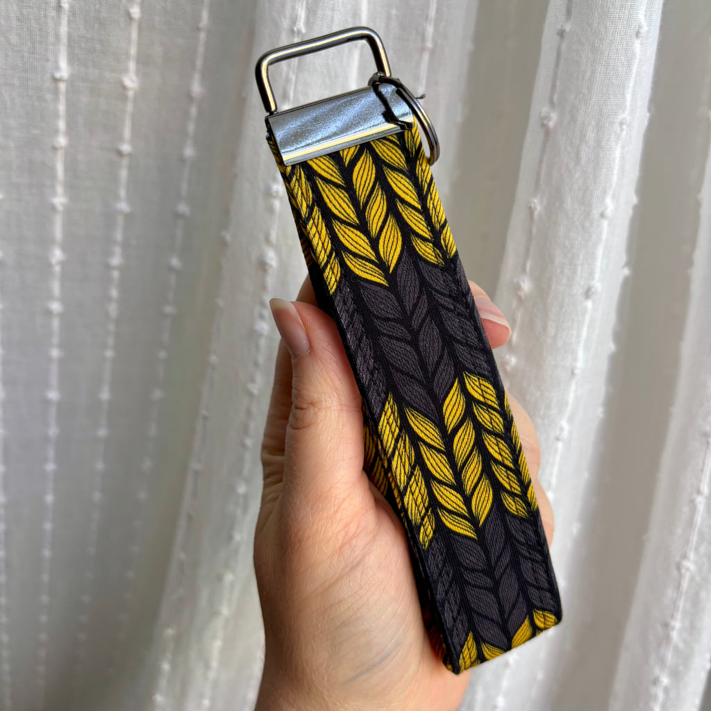 Knit Stripes Key Fob