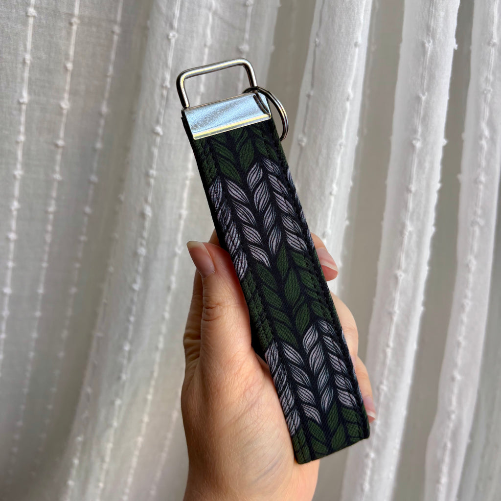Knit Stripes Key Fob