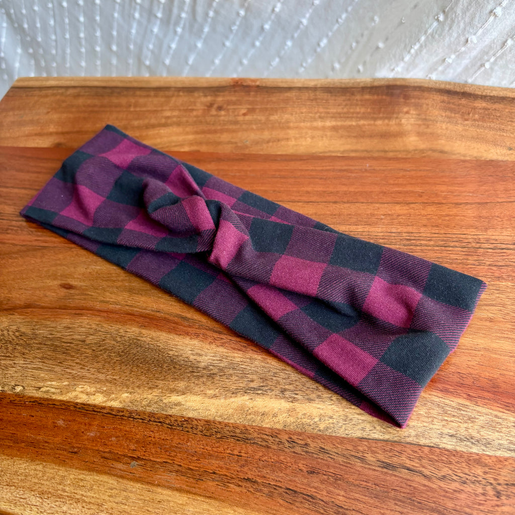Buffalo Plaid Headband