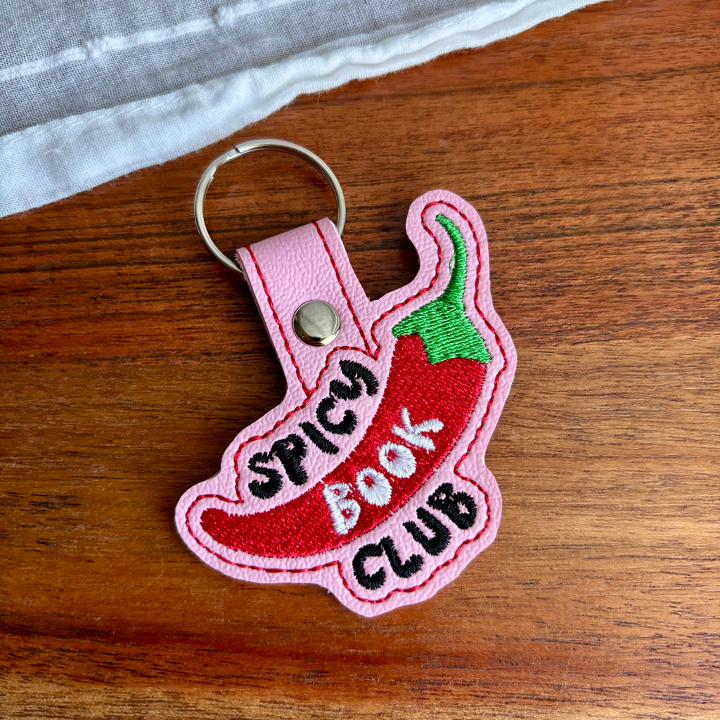 Spicy Book Club Keychain