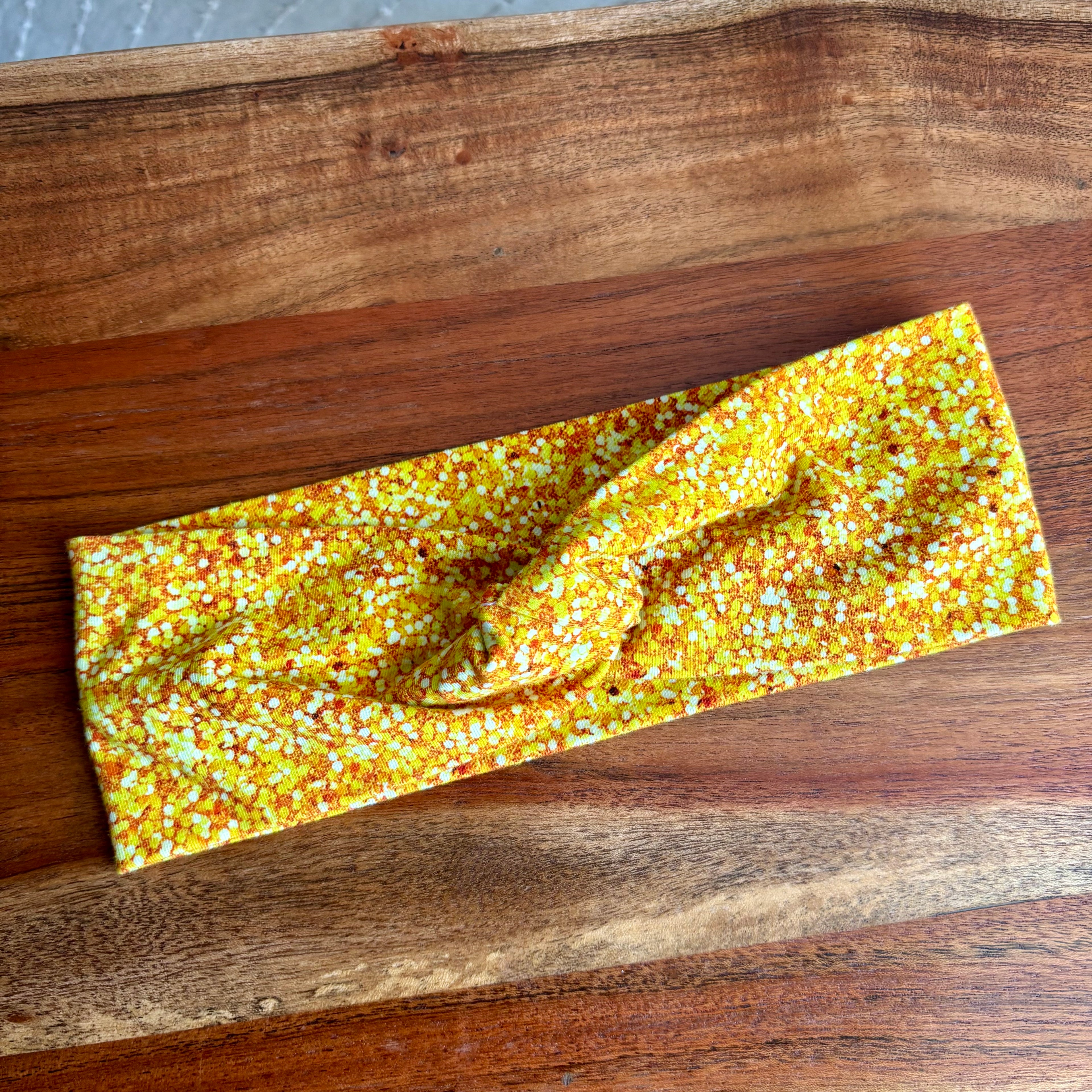 Yellow Faux Sparkle Headband