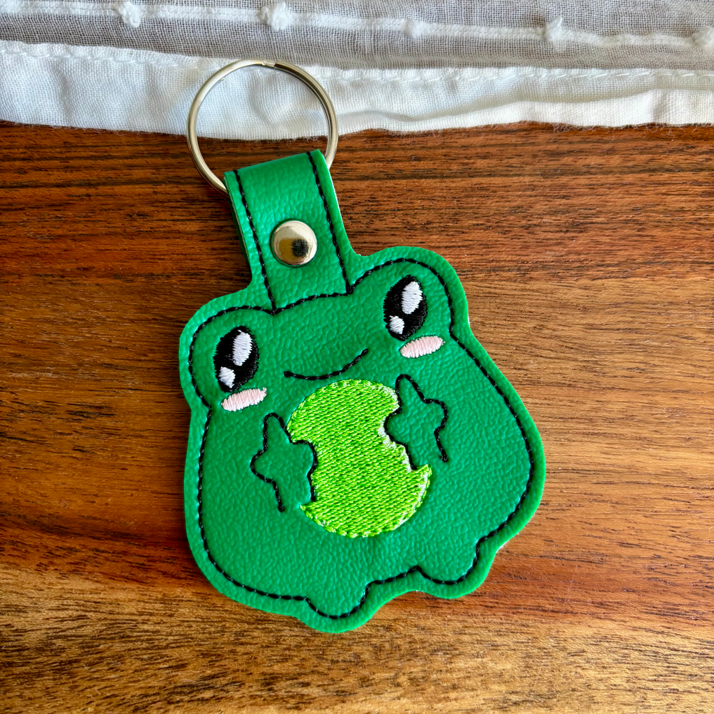 Naughty Frog Keychain