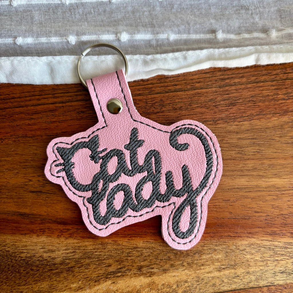 Cat Lady Keychain