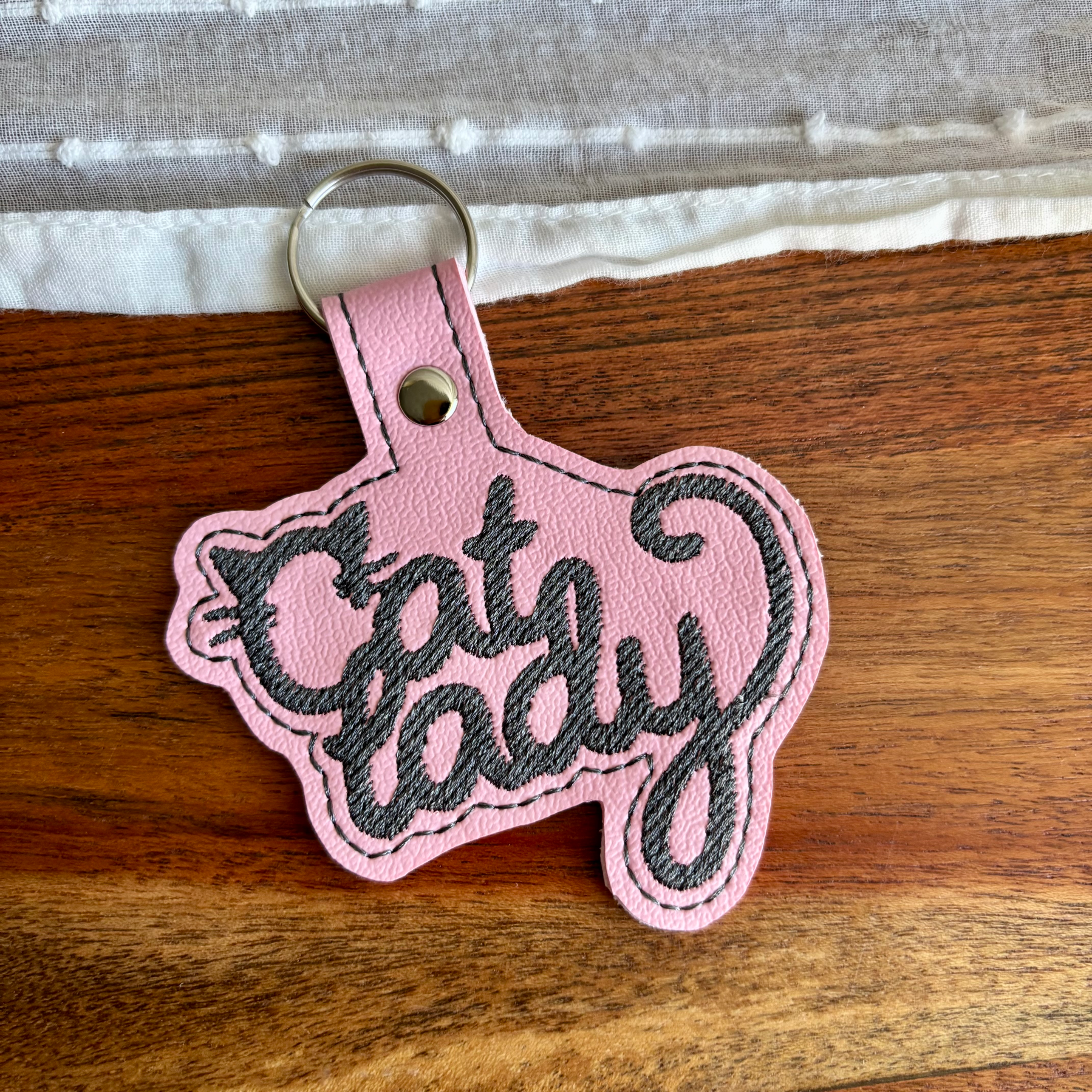 Cat Lady Keychain