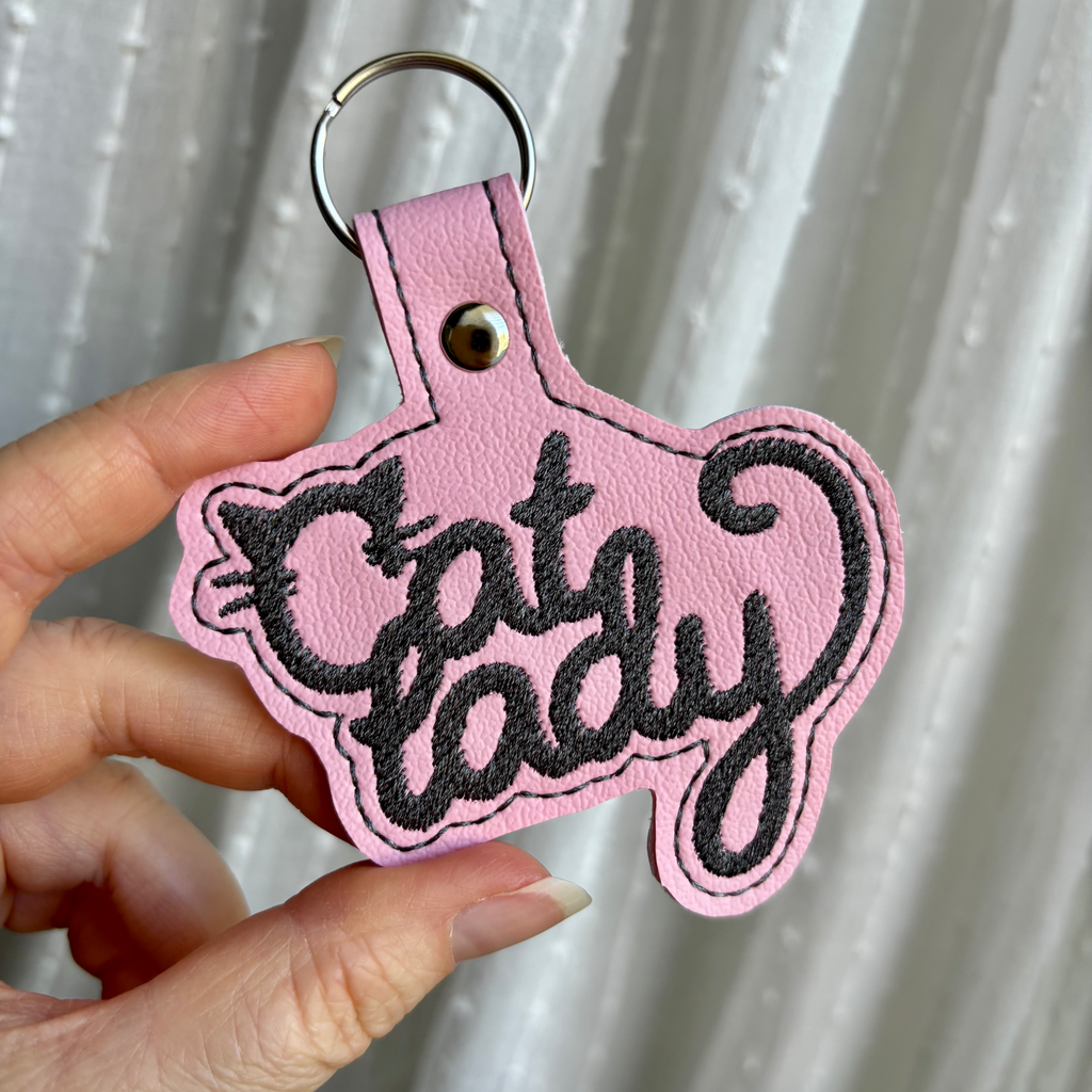 Cat Lady Keychain