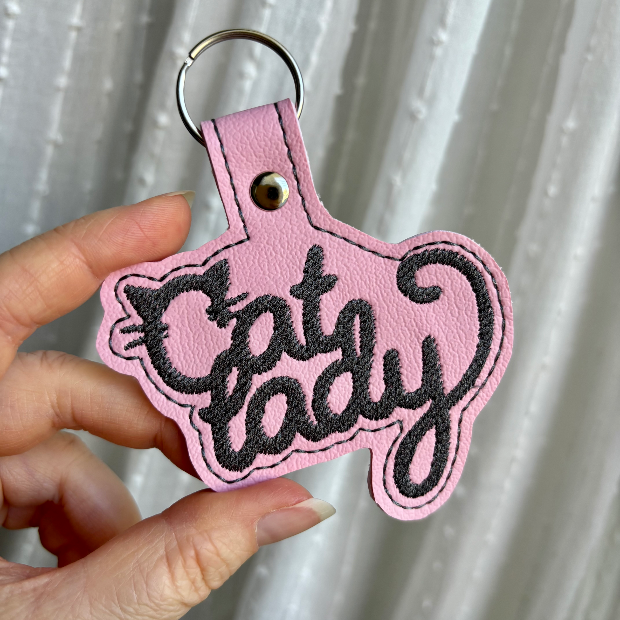 Cat Lady Keychain