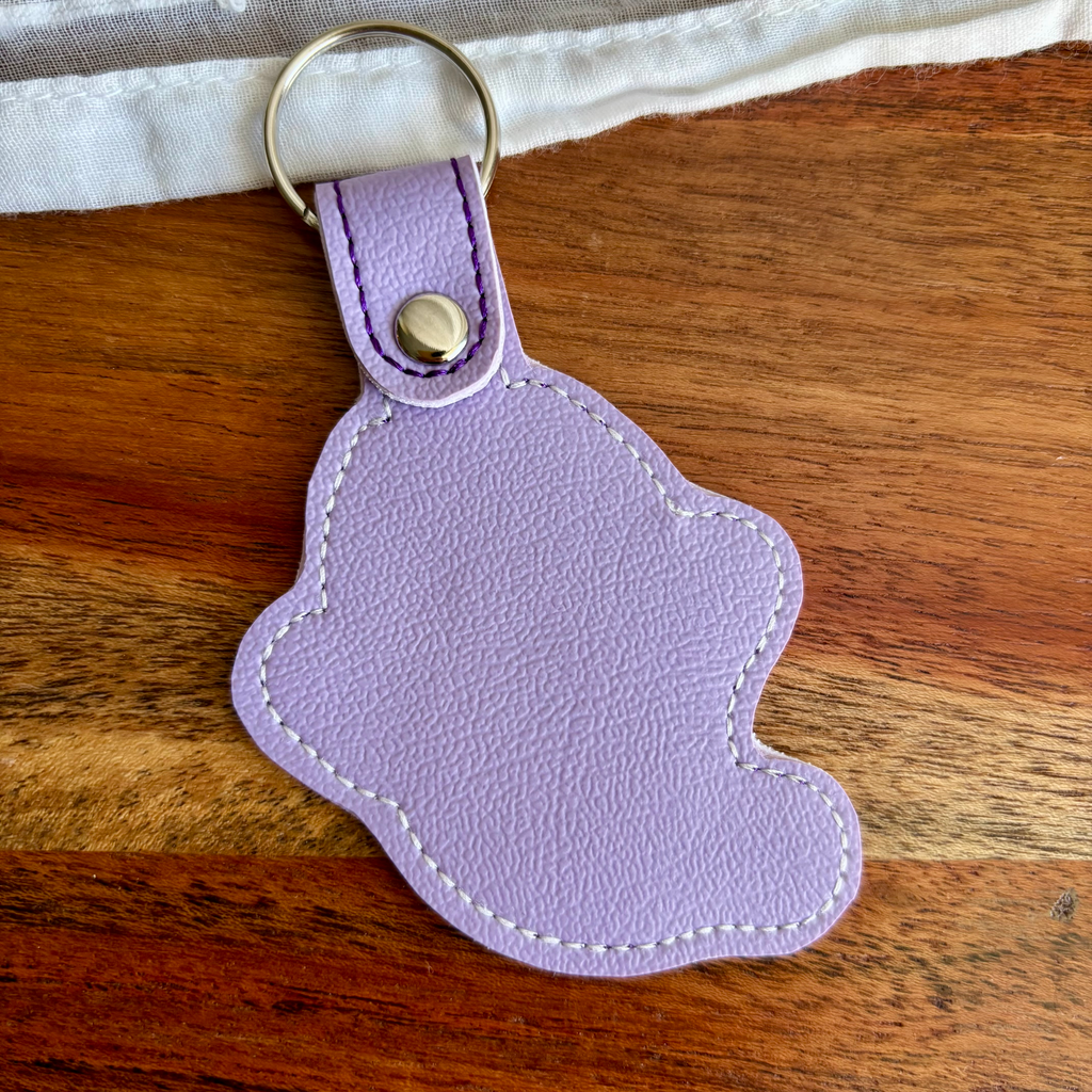 Ghost Kitty Keychain