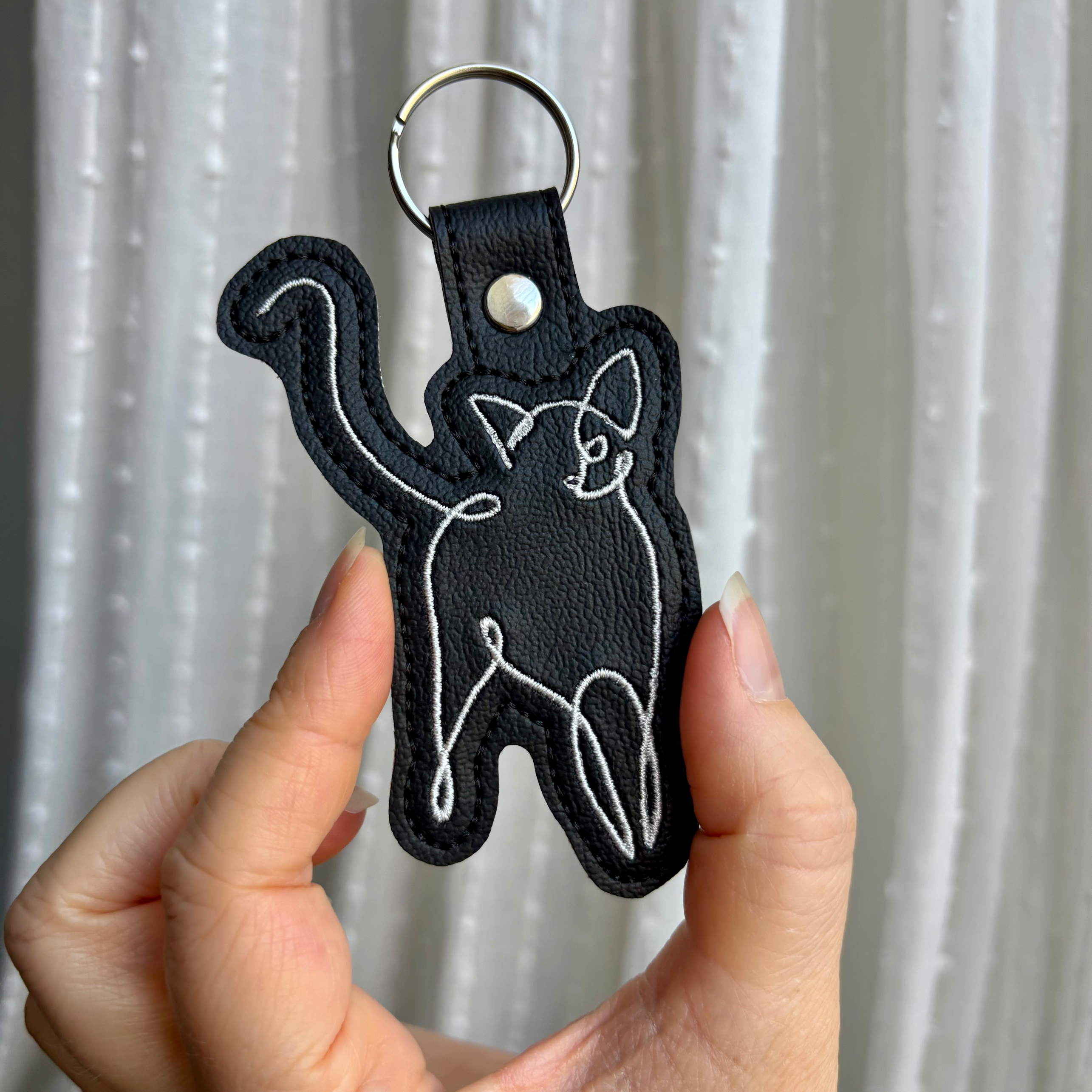 Black Cat Keychain