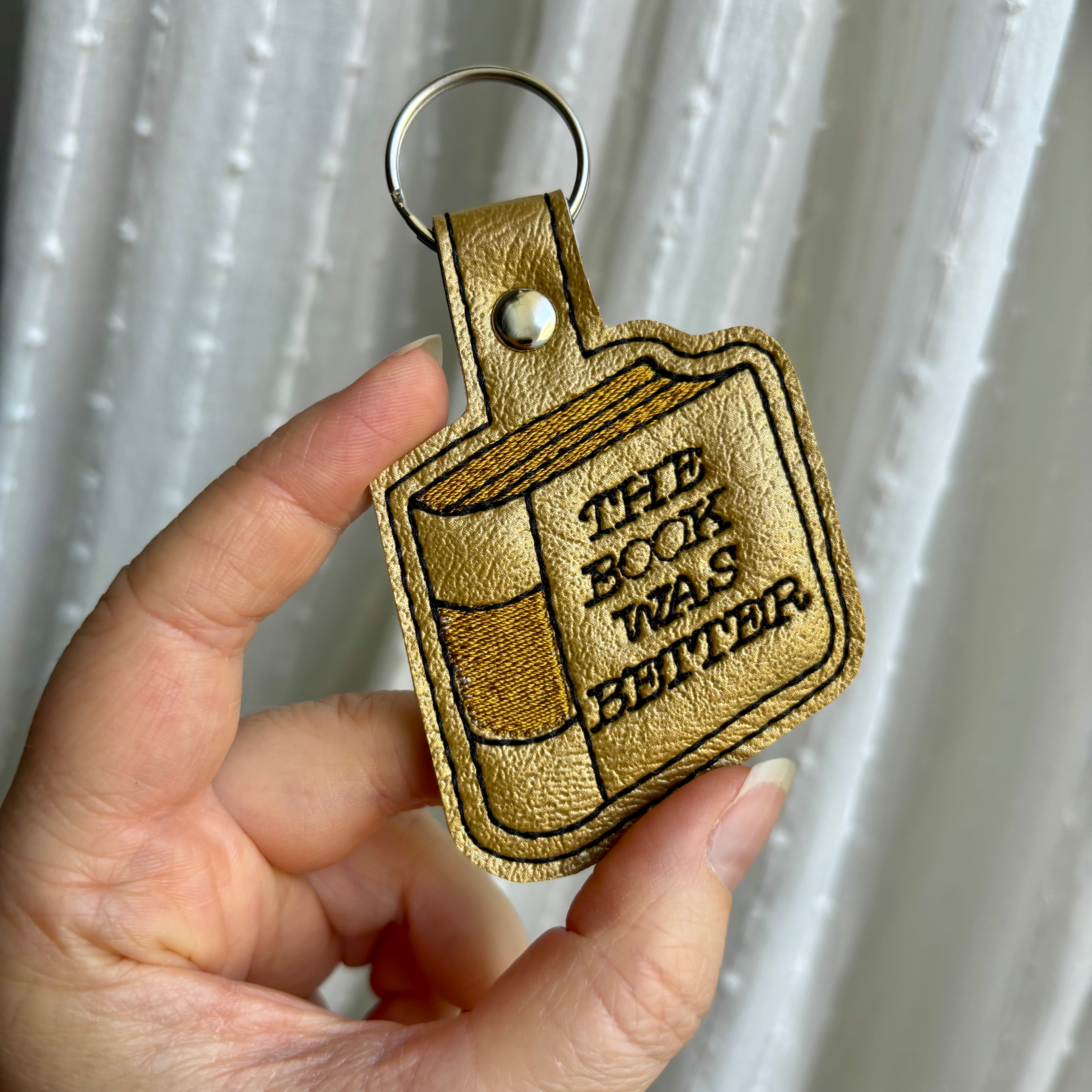 The Book Was Better Keychain