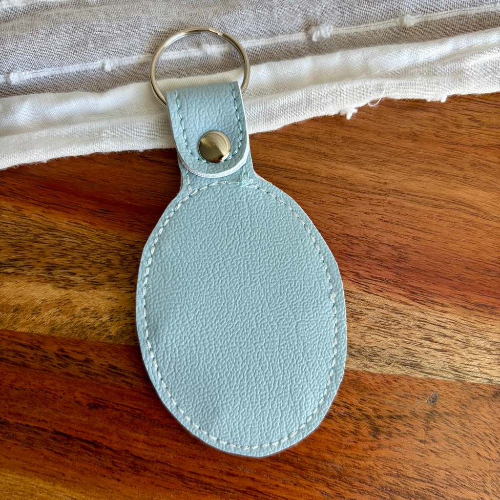 Floral Ghost Keychain