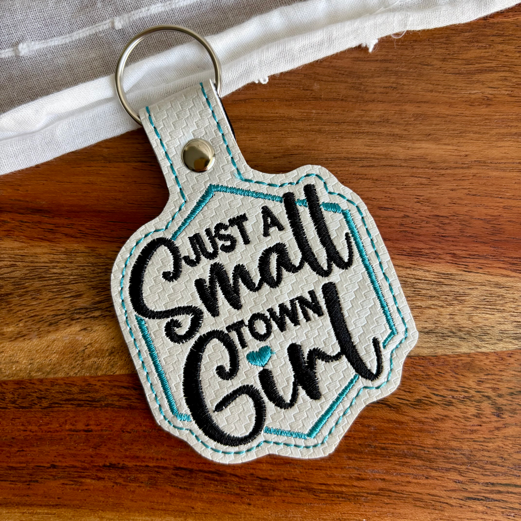 Small Town Girl Keychain