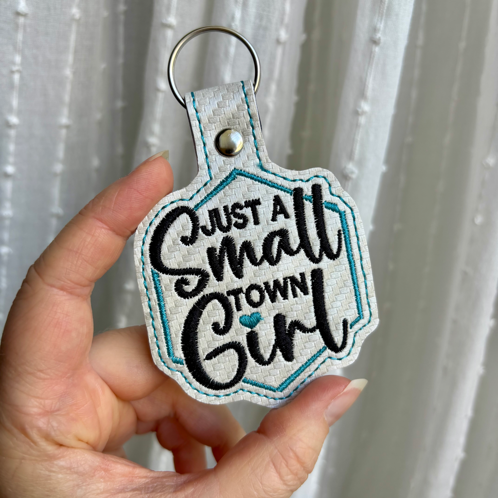 Small Town Girl Keychain