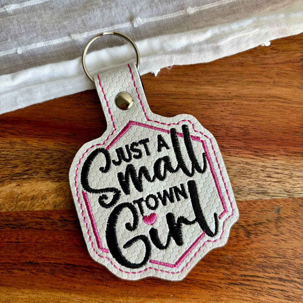 Small Town Girl Keychain