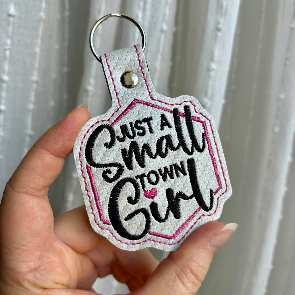 Small Town Girl Keychain
