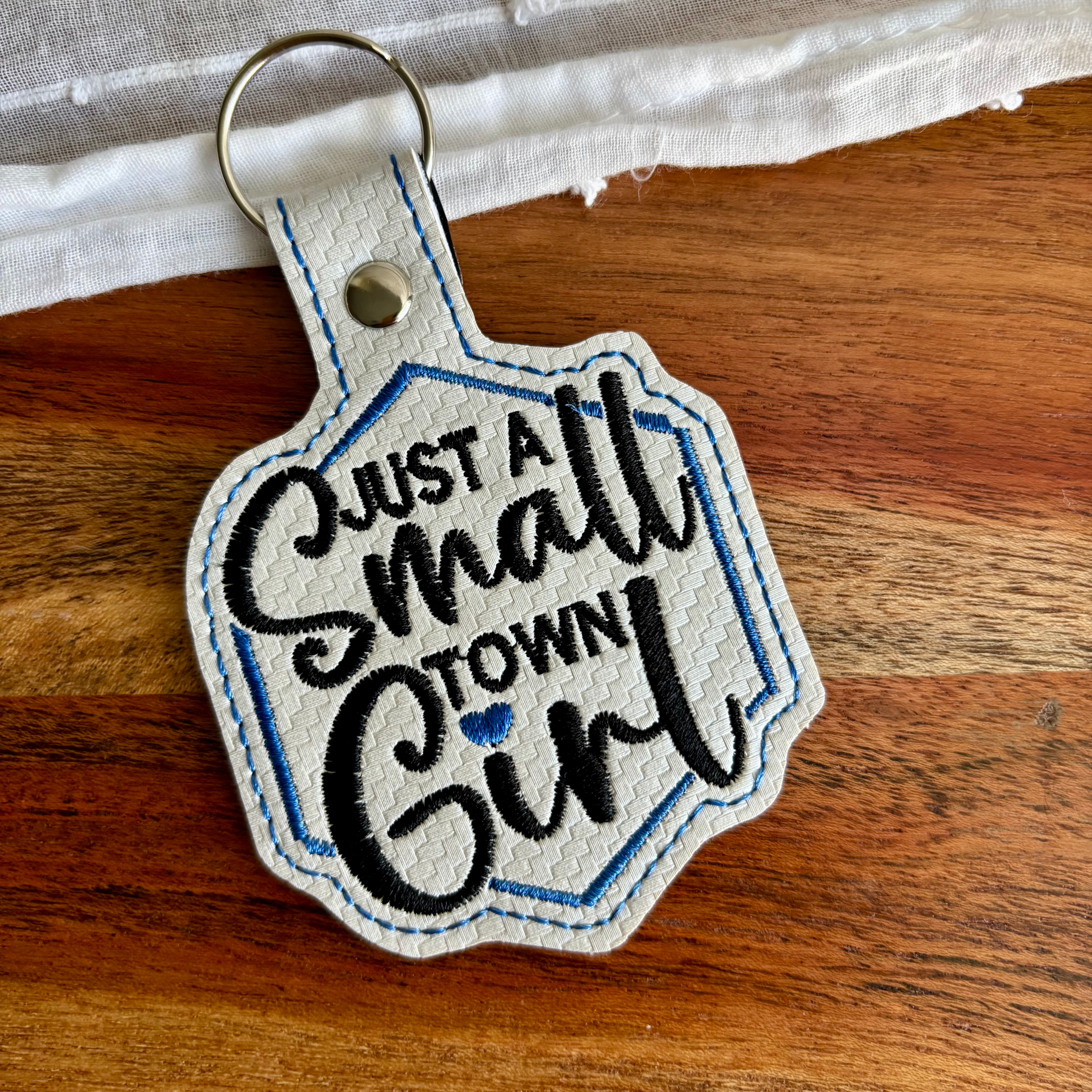 Small Town Girl Keychain
