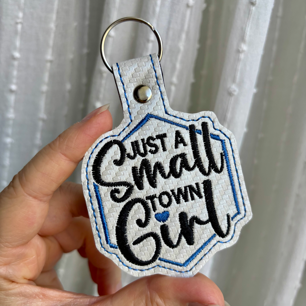 Small Town Girl Keychain