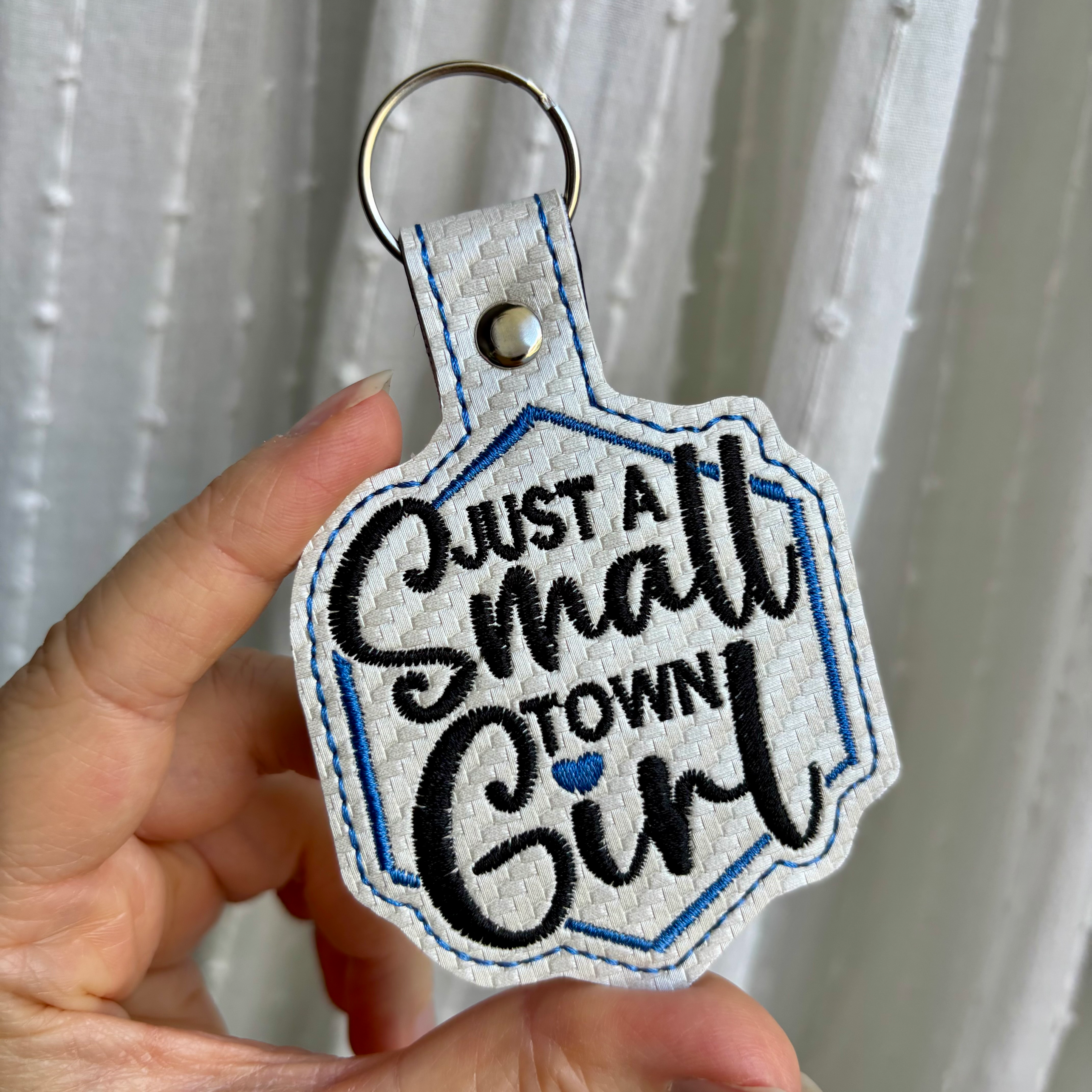 Small Town Girl Keychain