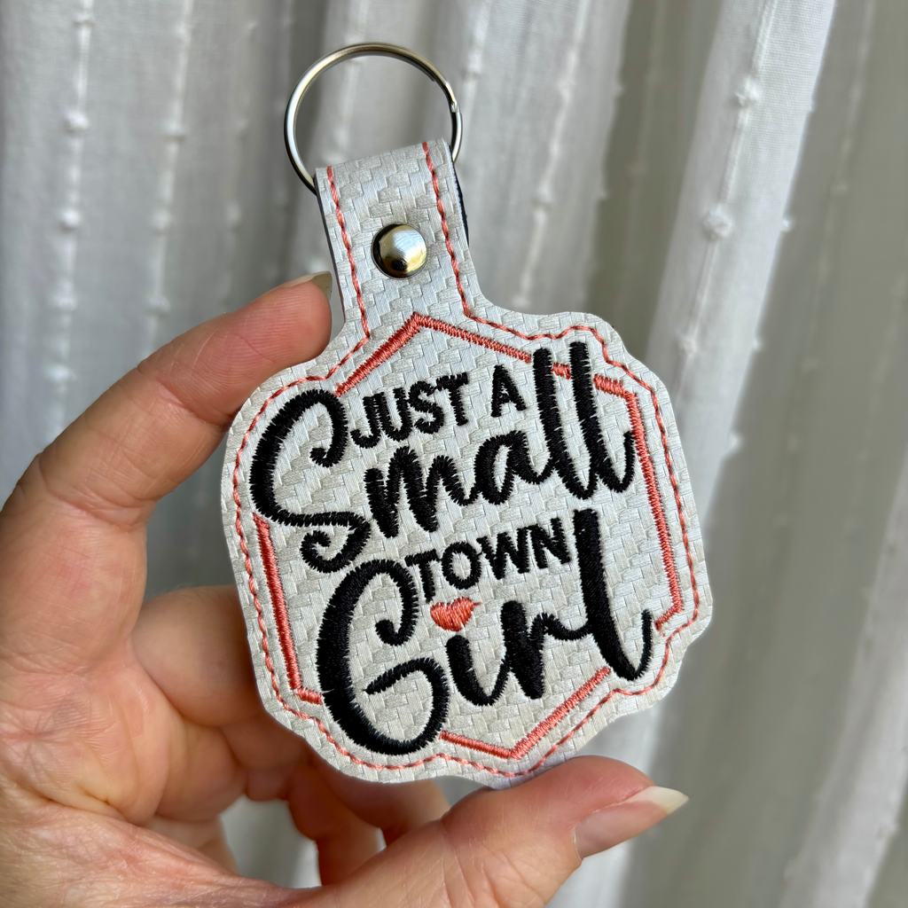 Small Town Girl Keychain