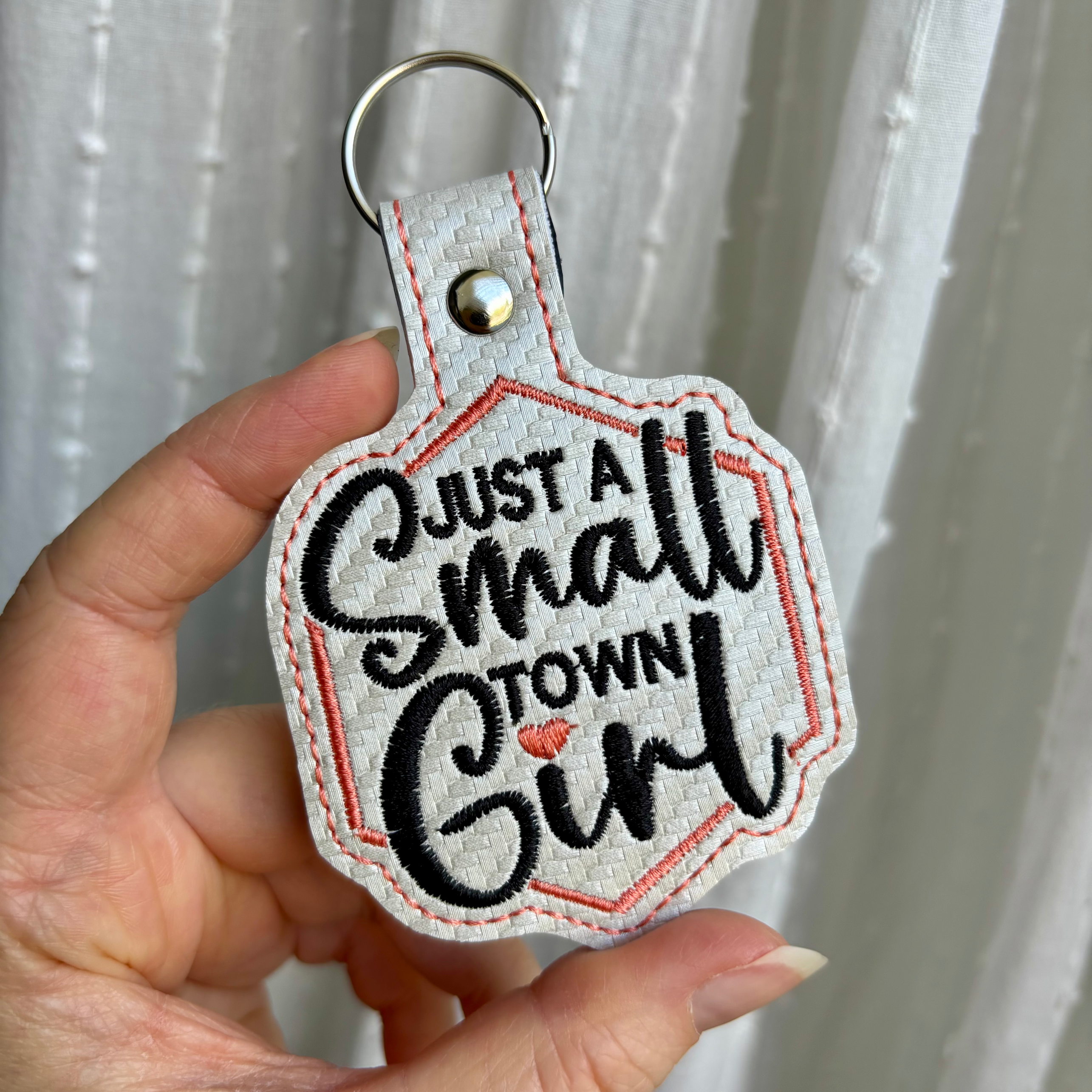 Small Town Girl Keychain