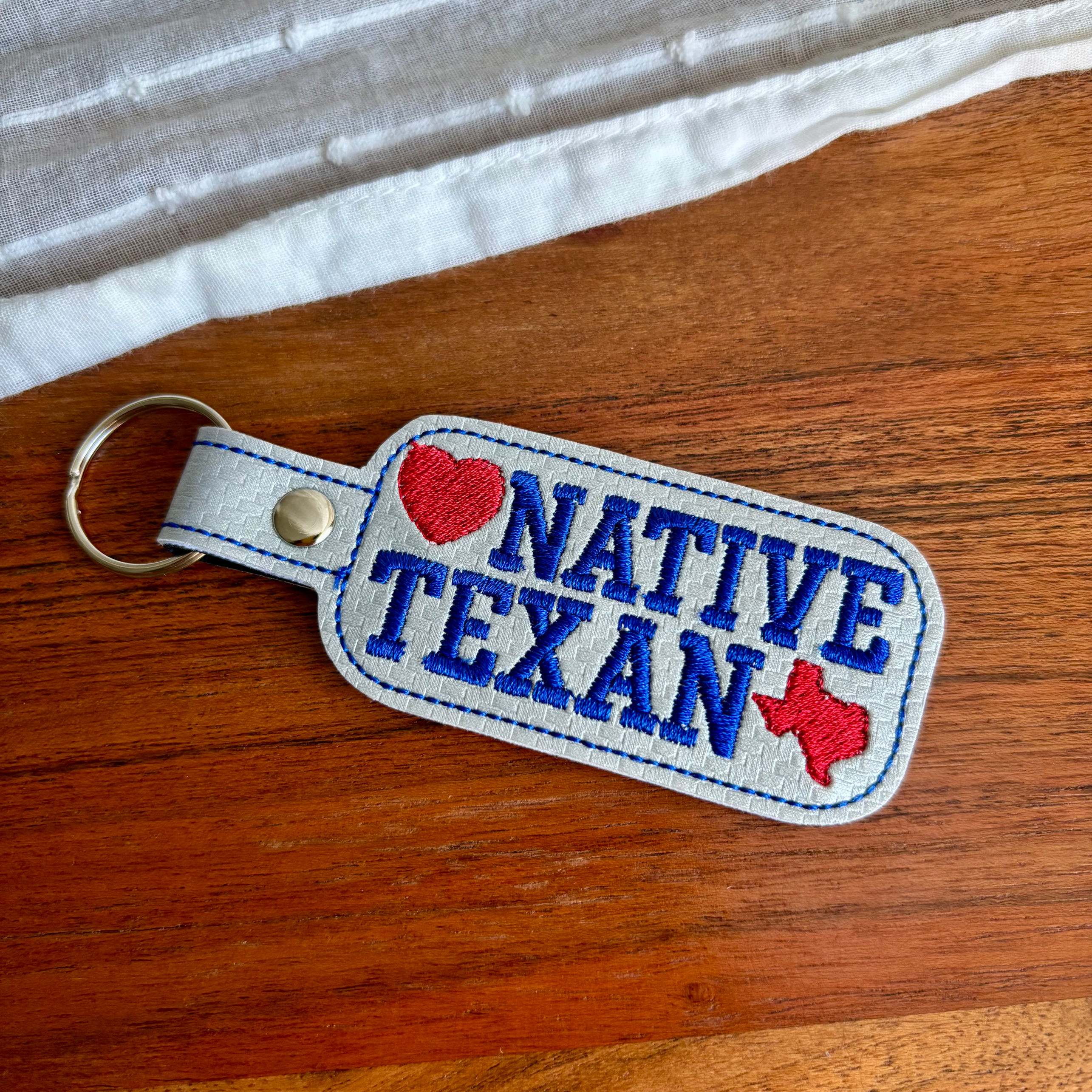 Native Texan Keychain
